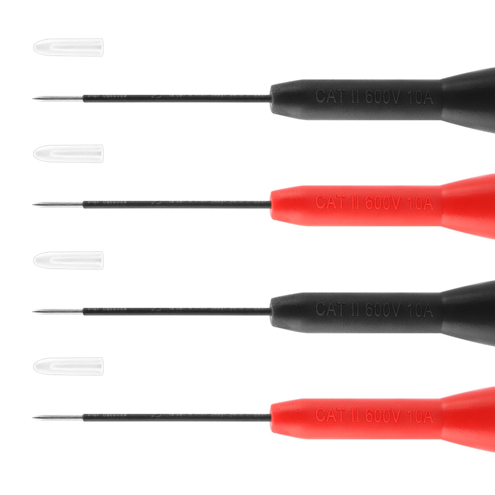 4 Pack Multimeter Needle Probe Pins, 2mm Extended Needle Test Probes, 600V/10…