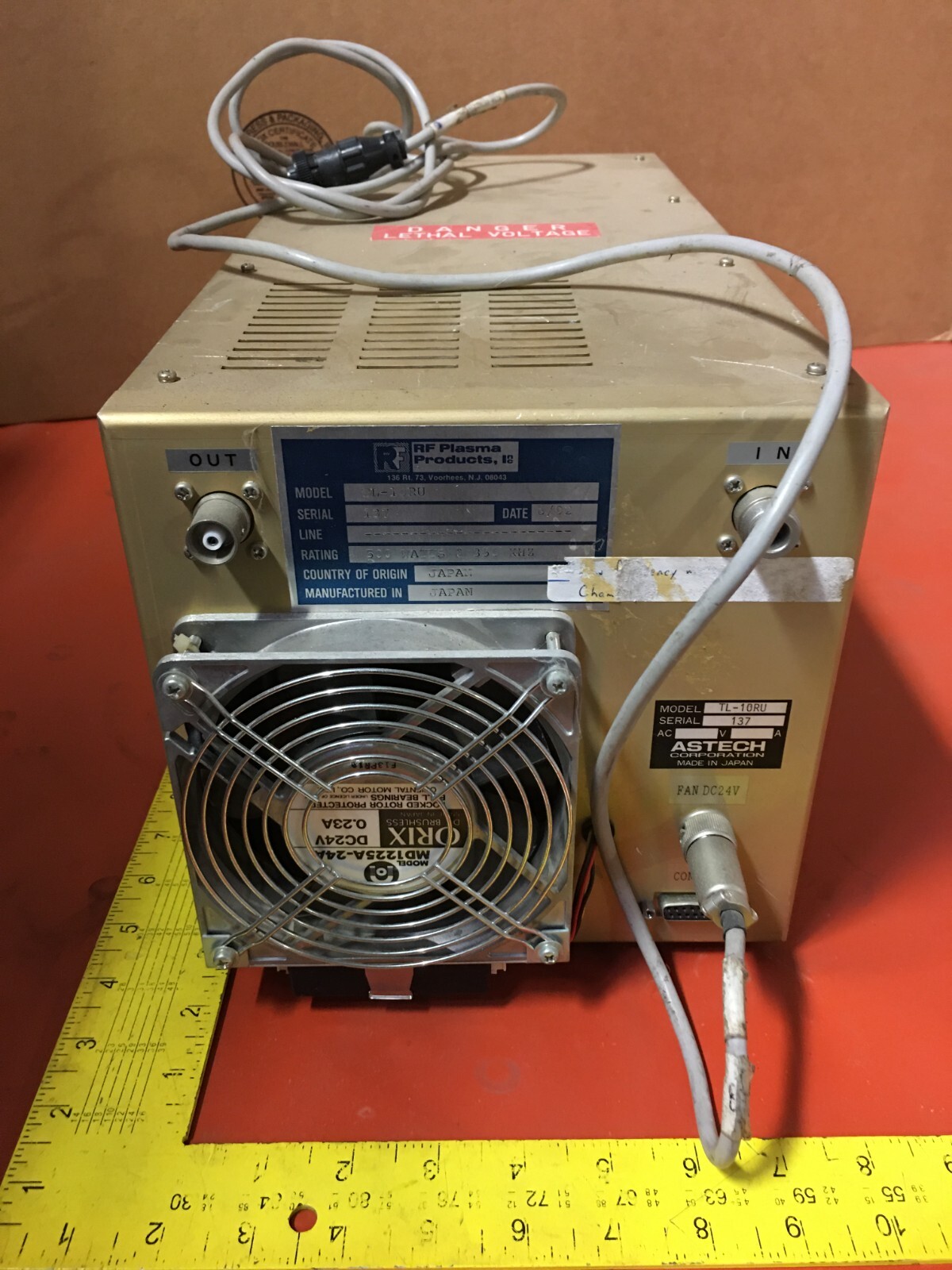 ASTECH TL-10RU RF Generator, 500 WATTS, 0150-09702, 183558