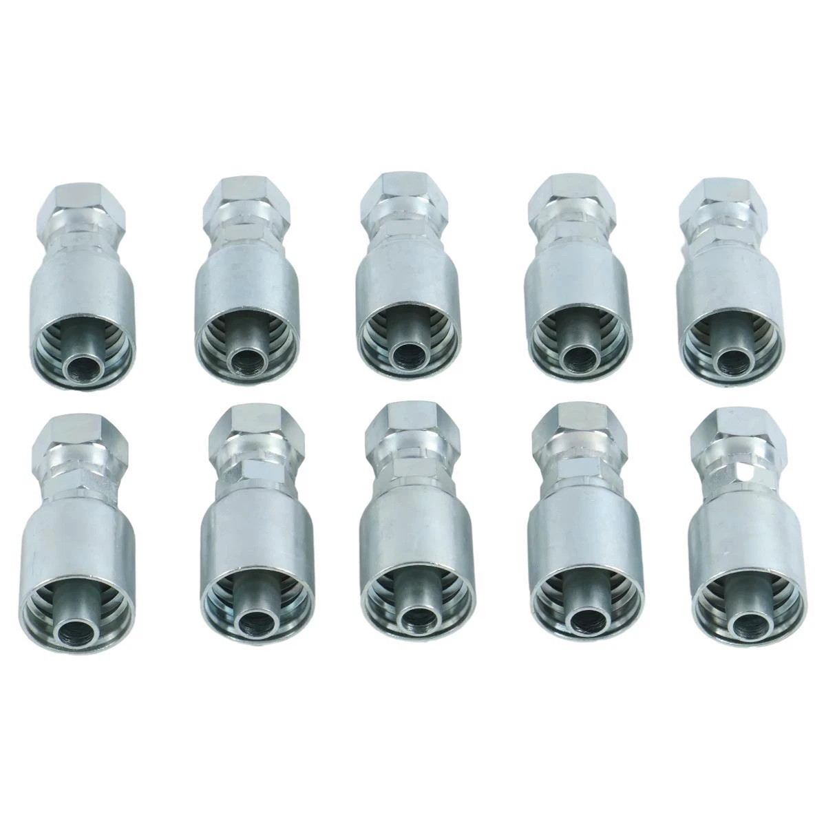 10X Hydraulic Hose Fitting 1/2″ Flat Face 1JS43 8-8 for Parker 43 Series Replace