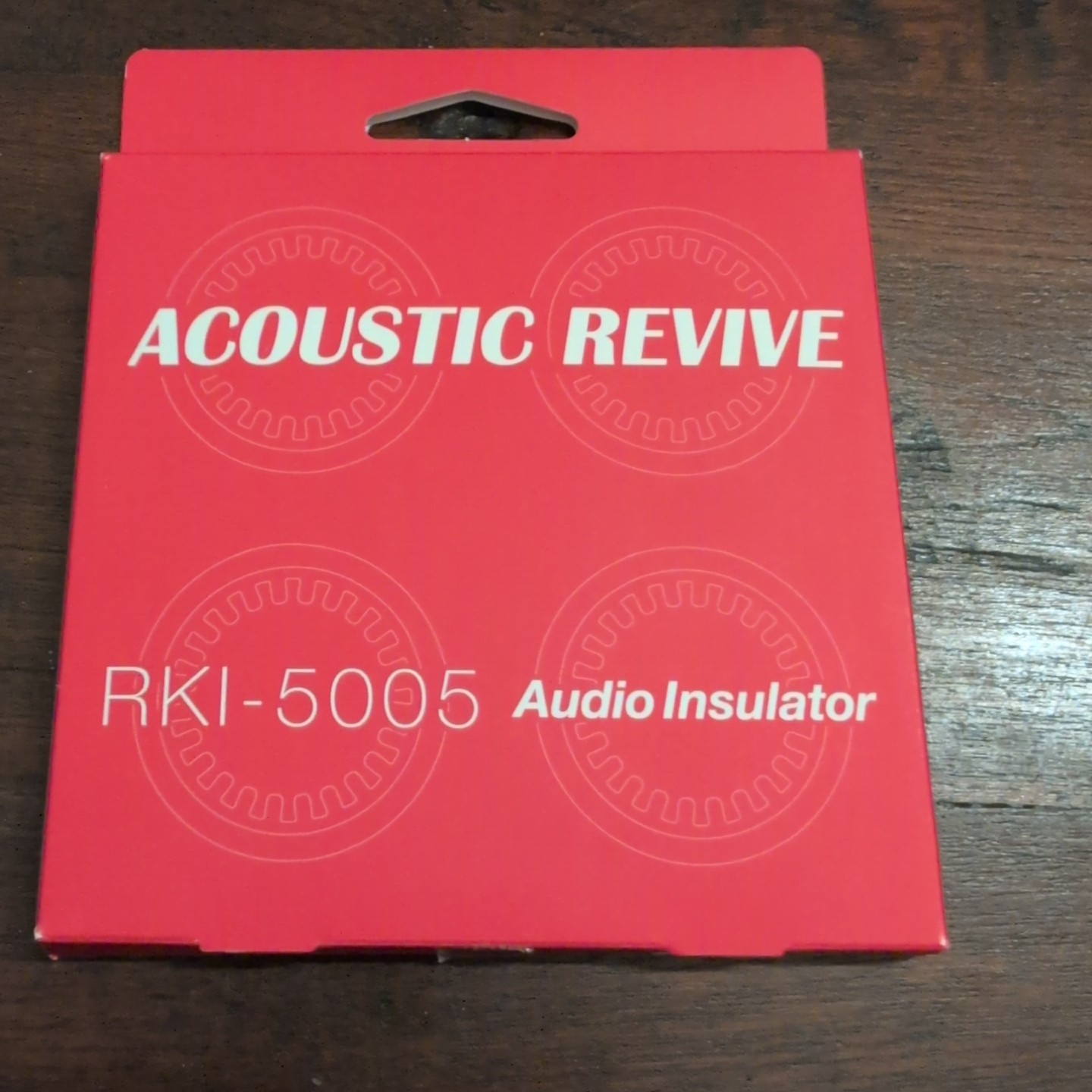 ACOUSTIC REVIVE RKI-5005 Audio Insulator 4pcs Vibration Control Silicone Pad