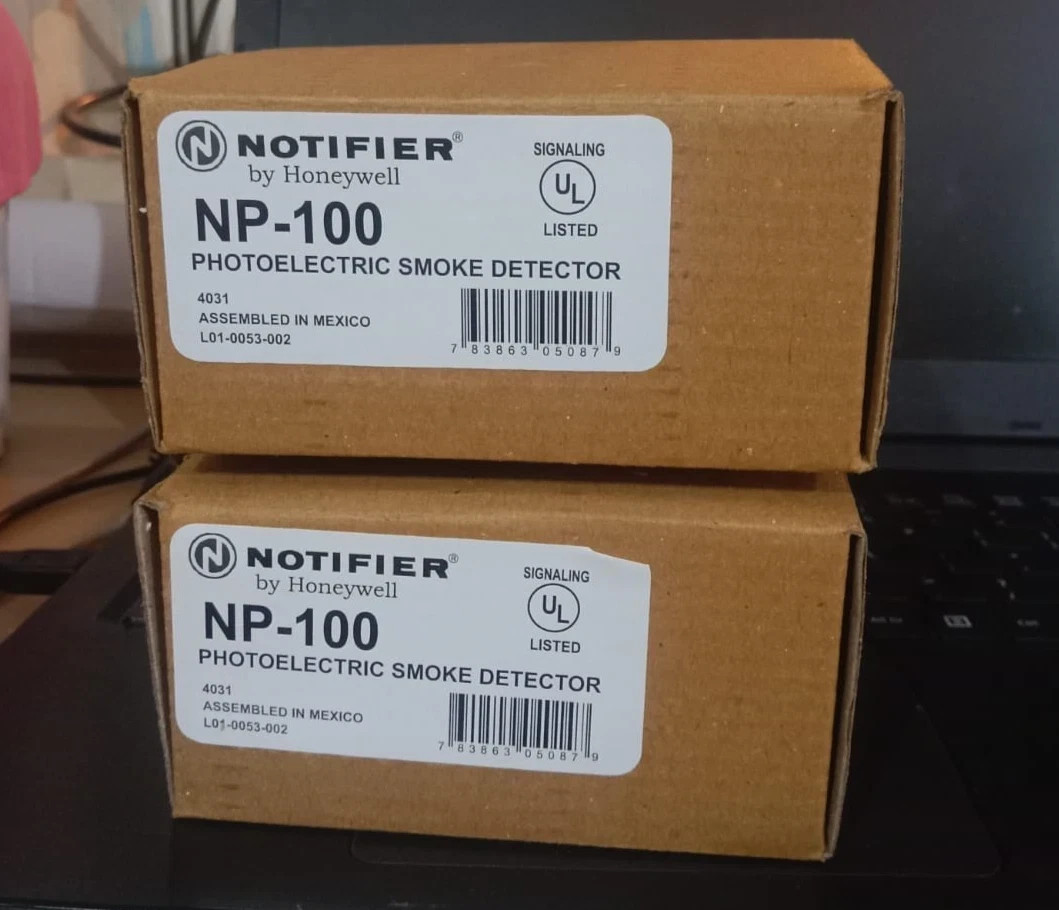 SET OF TEN (10) Notifier NP-100 Photoelectric Smoke Detector NP 100 Only