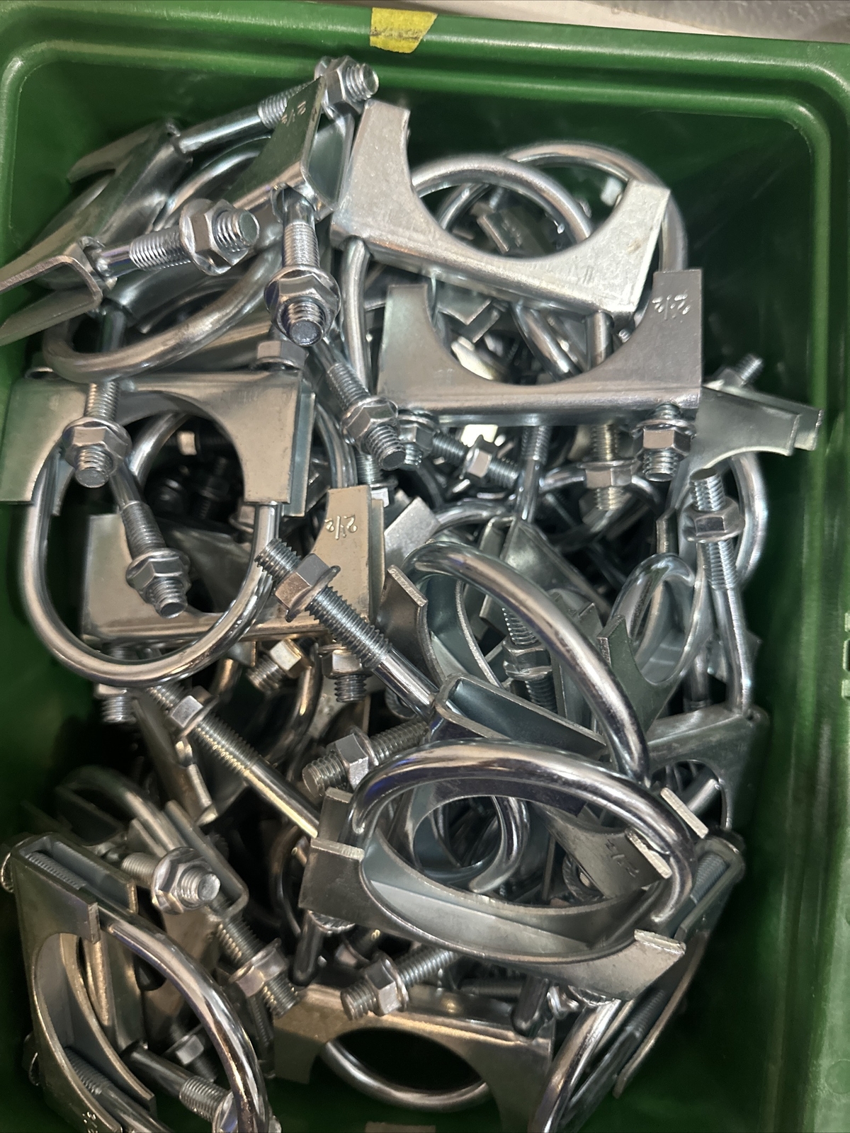 Exhaust Muffler U-Bolt Clamp HEAVY DUTY 2-1/2” QTY 70 Pieces New Zinc