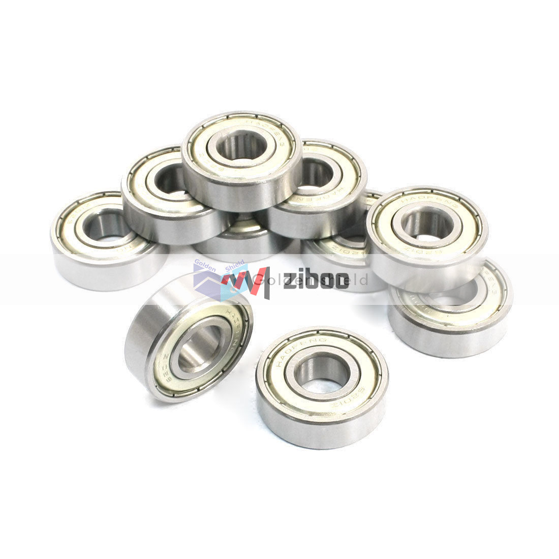 10 Pcs 6201Z 12mm x32mm x 10mm Shielded Deep Groove Radial Ball Bearings