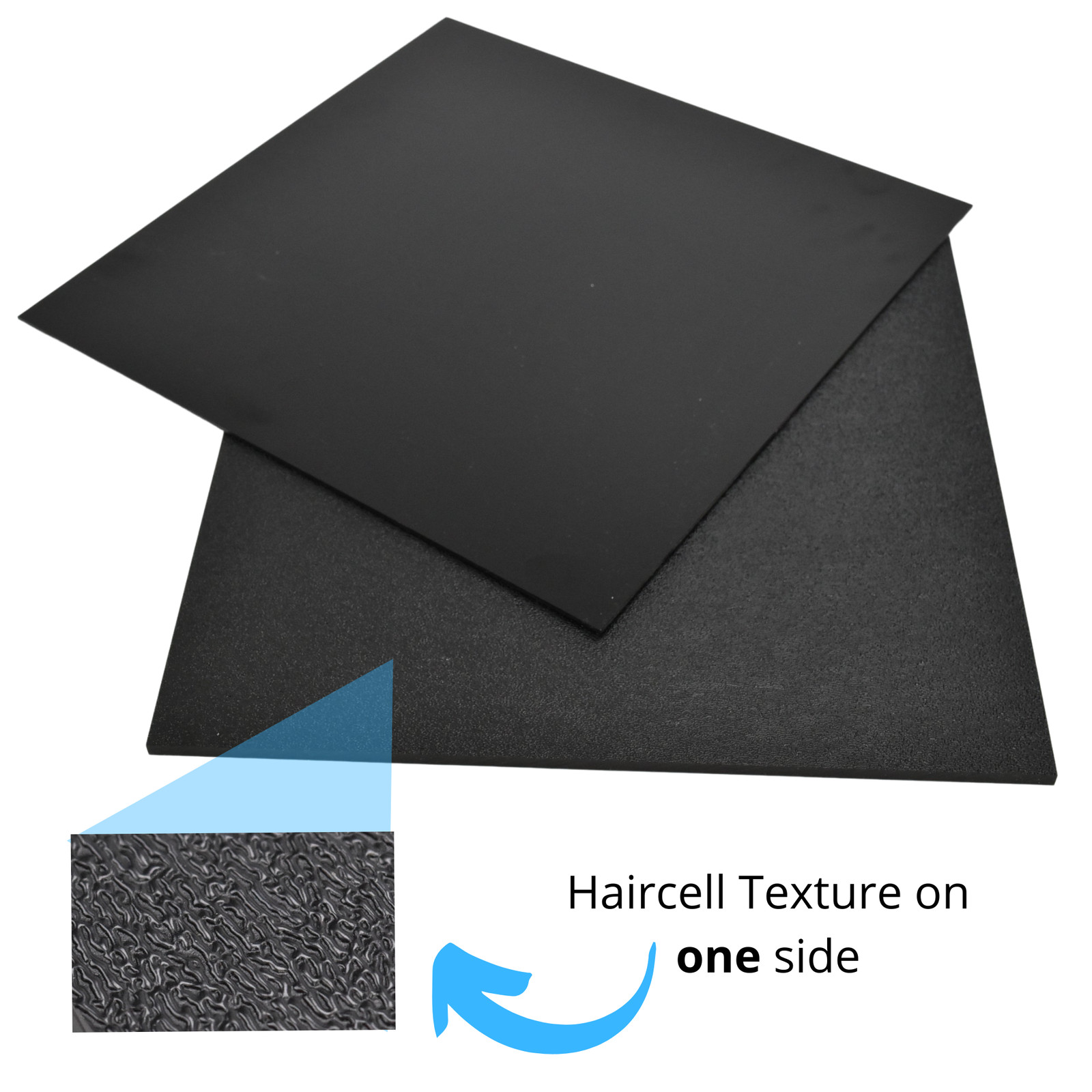 BuyPlastic White ABS (Haircell Texture) Plastic Sheet 3/16″ x 24″ x 36″