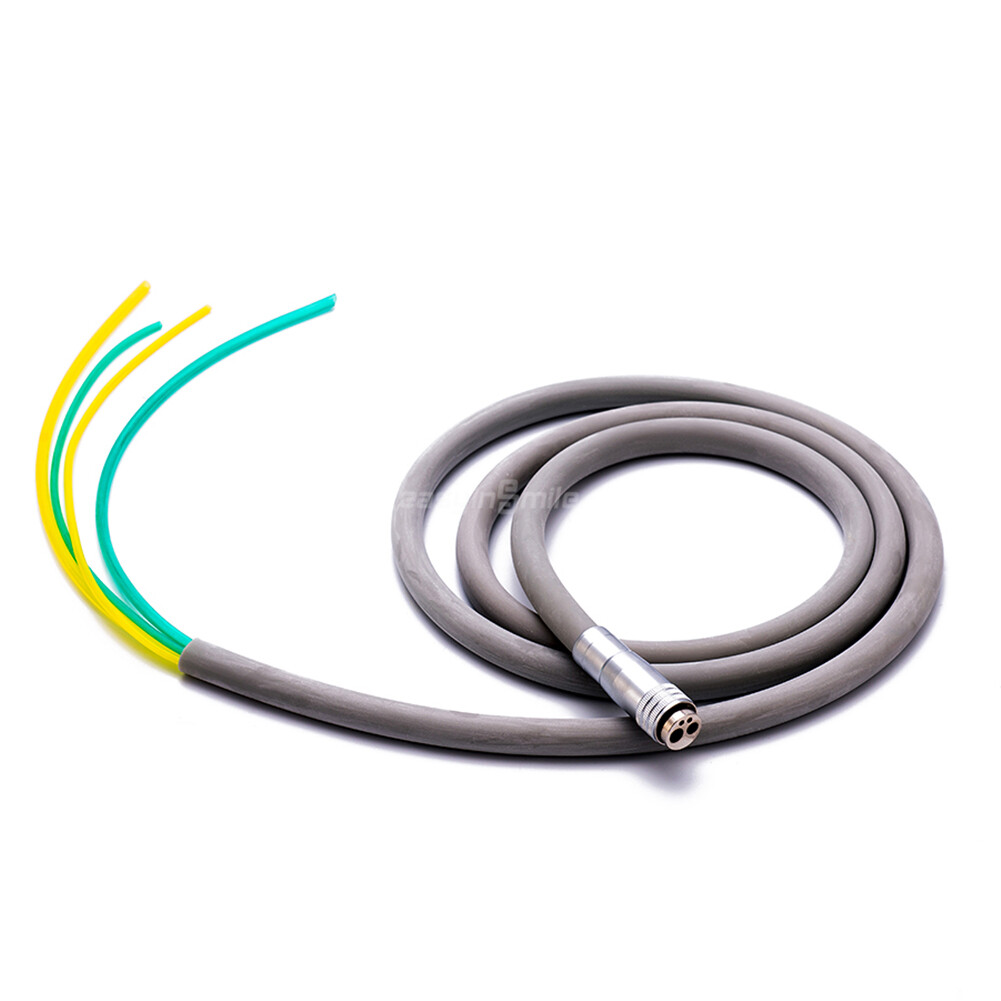 Dental Silicone Tubing Hose Air Turbine Motor Handpiece Connector 2/4Holes Lab