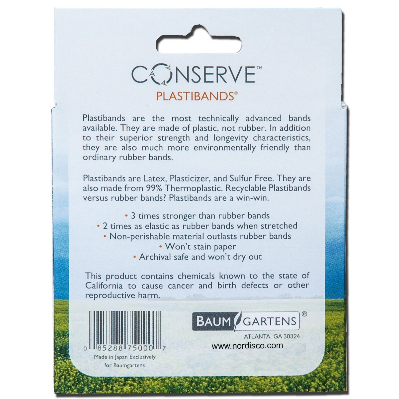 Conserve Plastibands SF-5000 By Baumgartens, 2-1/8″ Length, Box of 200