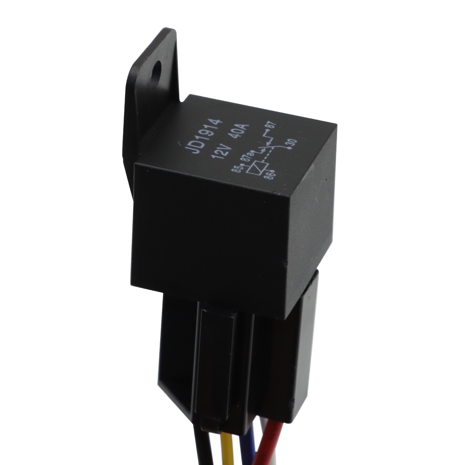 50PCS 5Pin Car Automotive SPDT Relay Switch Harness Socket Waterproof 40A 12V DC