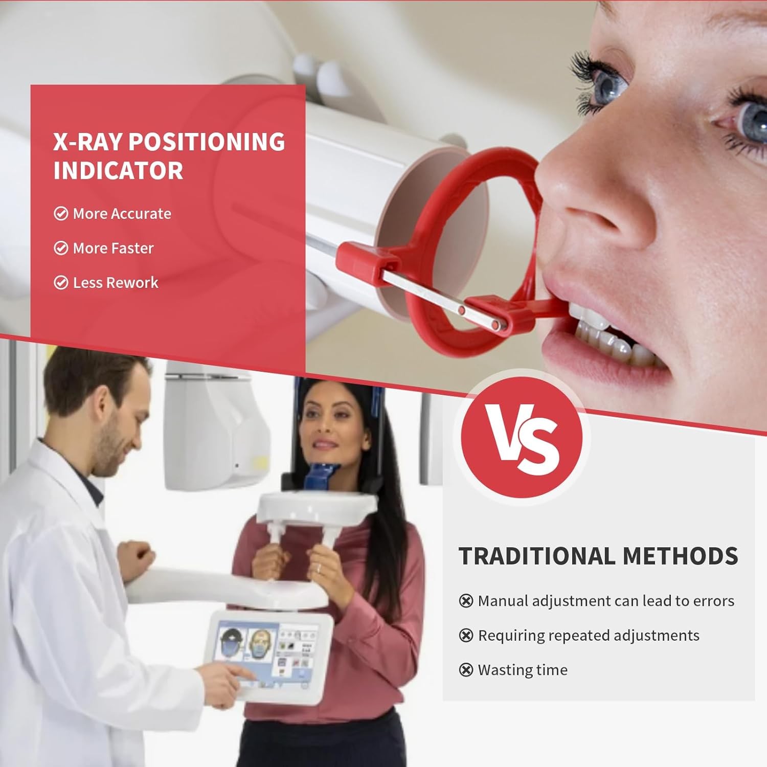 Digital Sensor Holder Dental X-Ray Aiming Ring Bitewing/Anterior/Posterior Arm