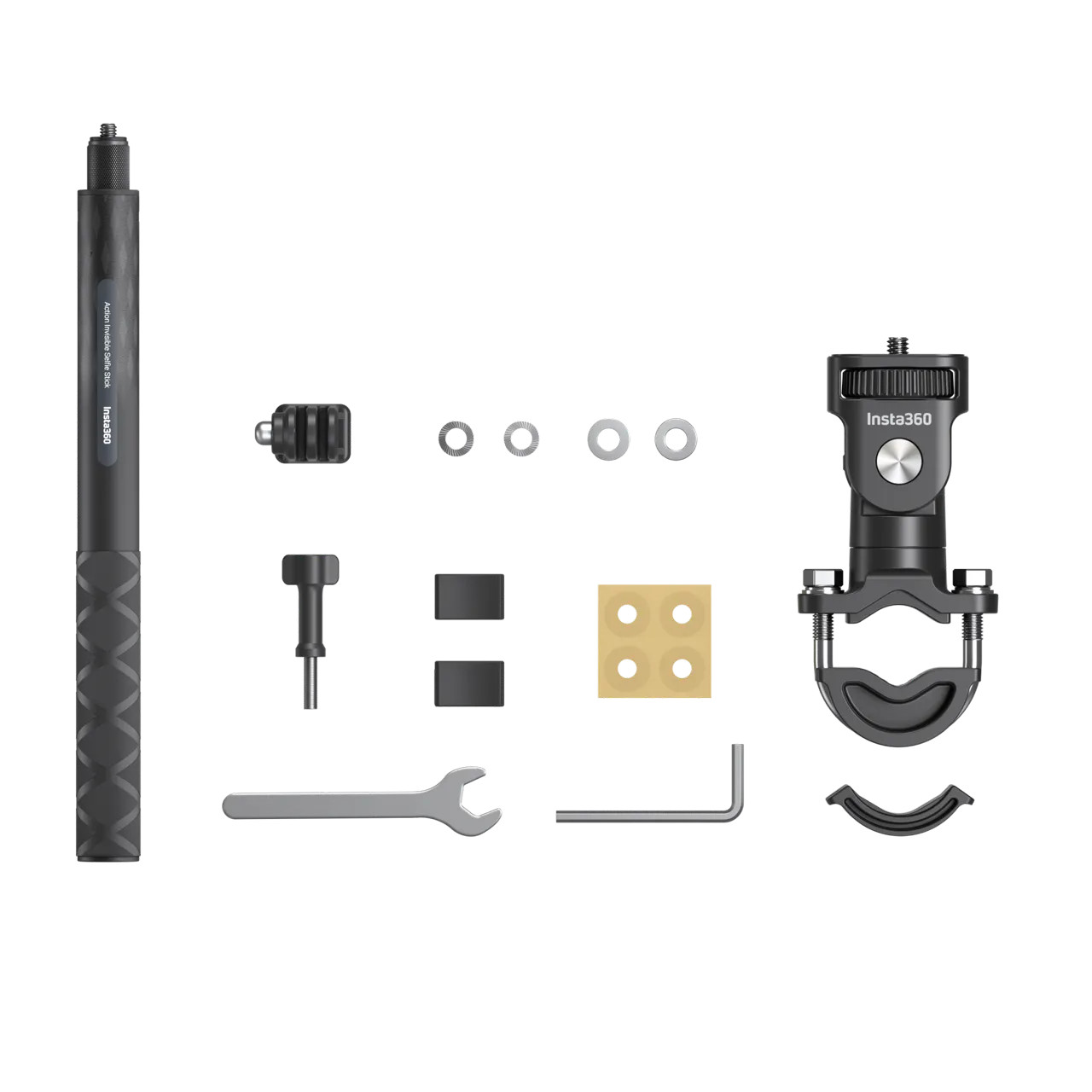 Insta360 Clamp Selfie Stick for X4 Air GO Ultra X5 Ace Pro 2 X4 Ace Pro Ace X3