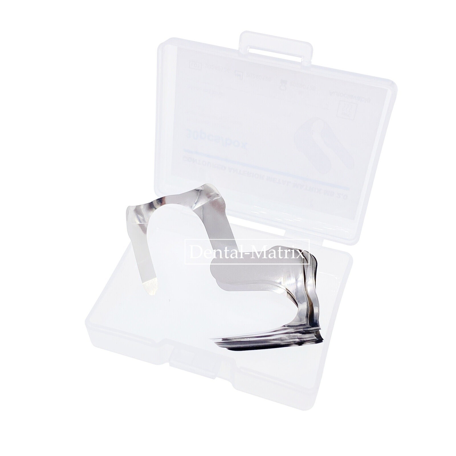 30/50p Dental Contoured Anterior Matrix Bands Restoration Strip Twin Matrices M8