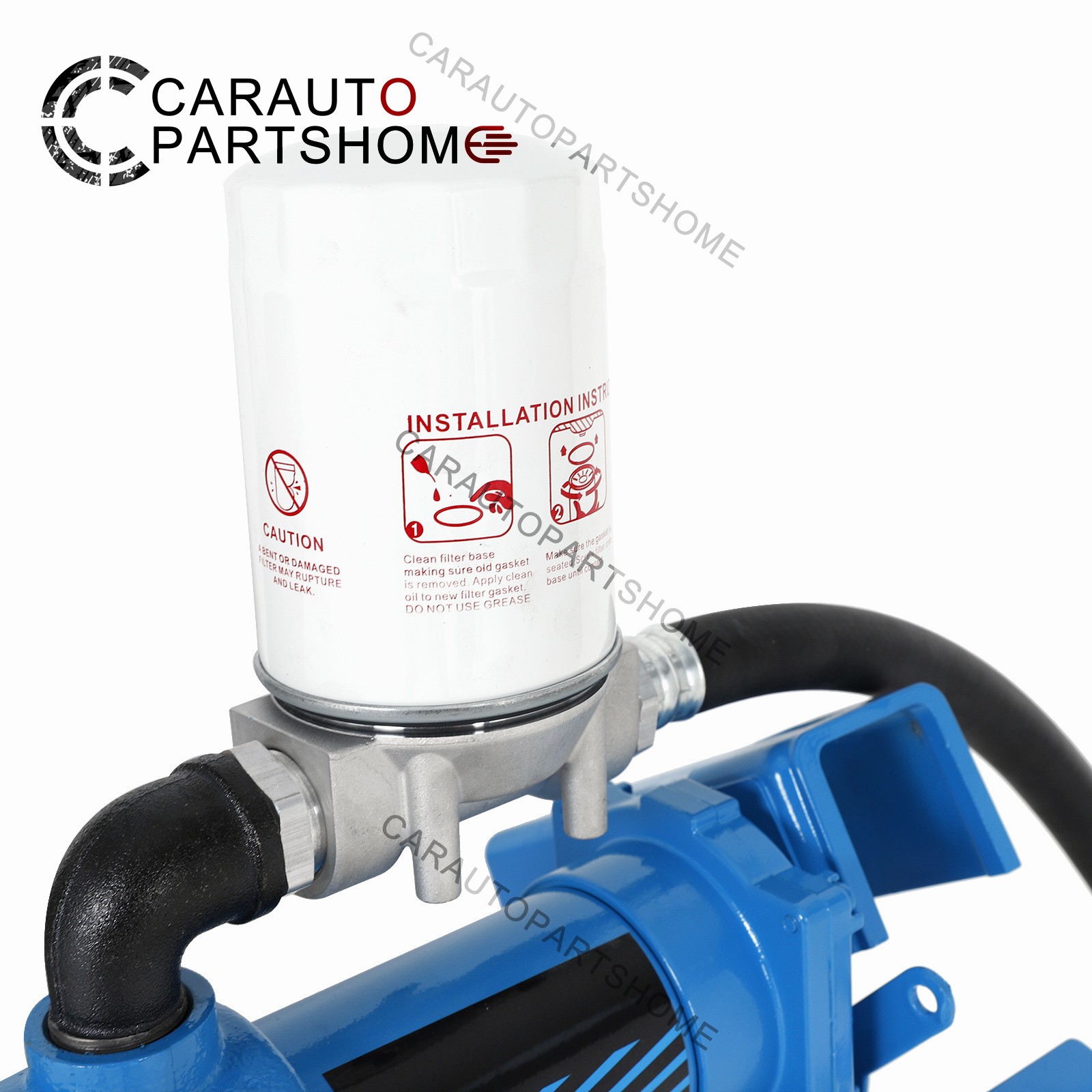 15GPM 12V Fuel Transfer Pump DC Gasoline with Nozzle Kit for Gas Diesel Kerosene