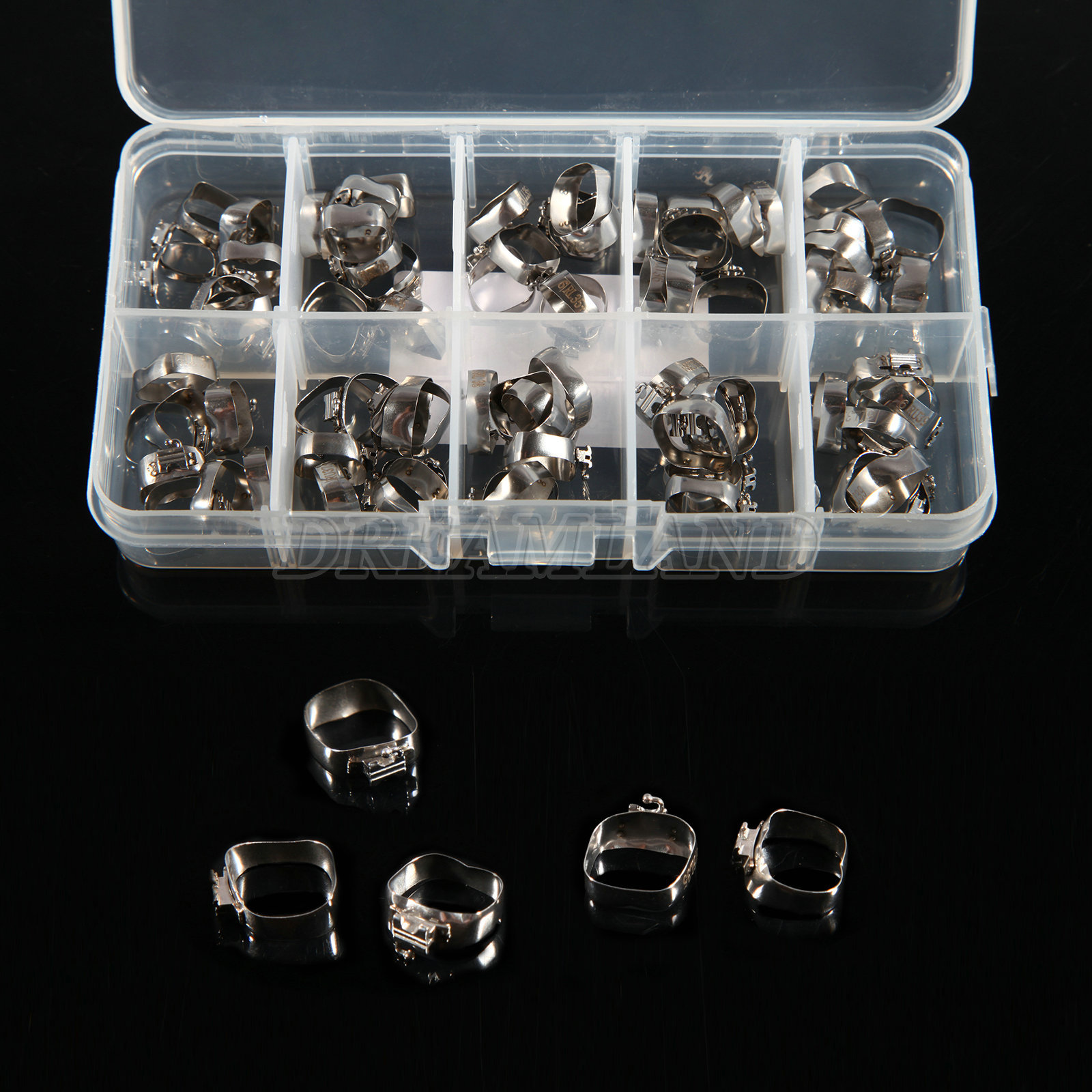 20 Sets Dental Orthodontic 1st Molar 022 Buccal Tube Bands Convertable Roth M