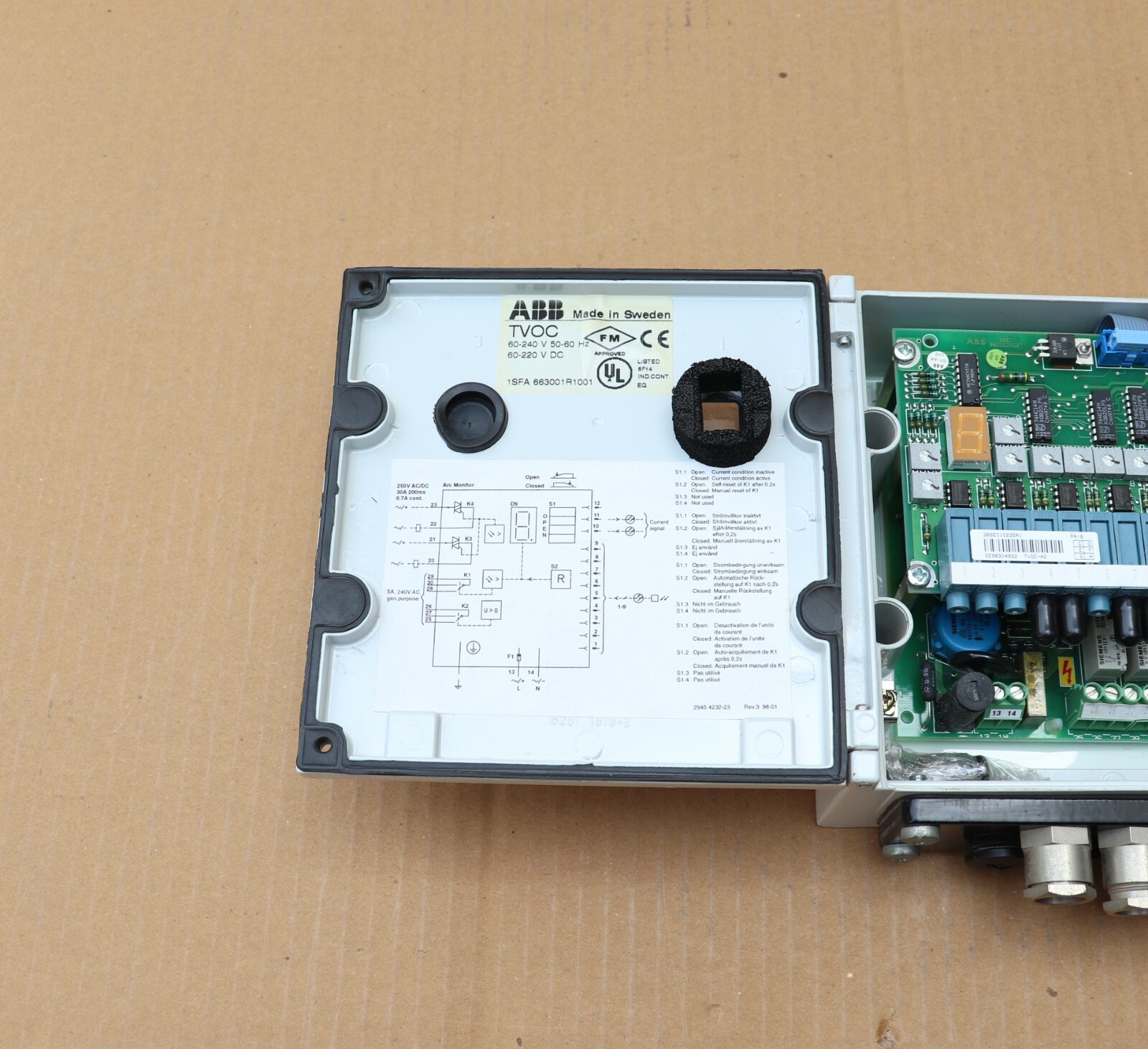 ABB TVOC ARC GUARD SYSTEM 1SFA663001R1001