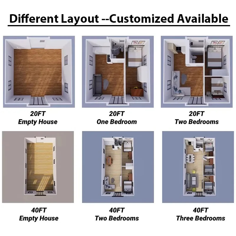 20-40Ft Luxury Expandable Prefab Container House