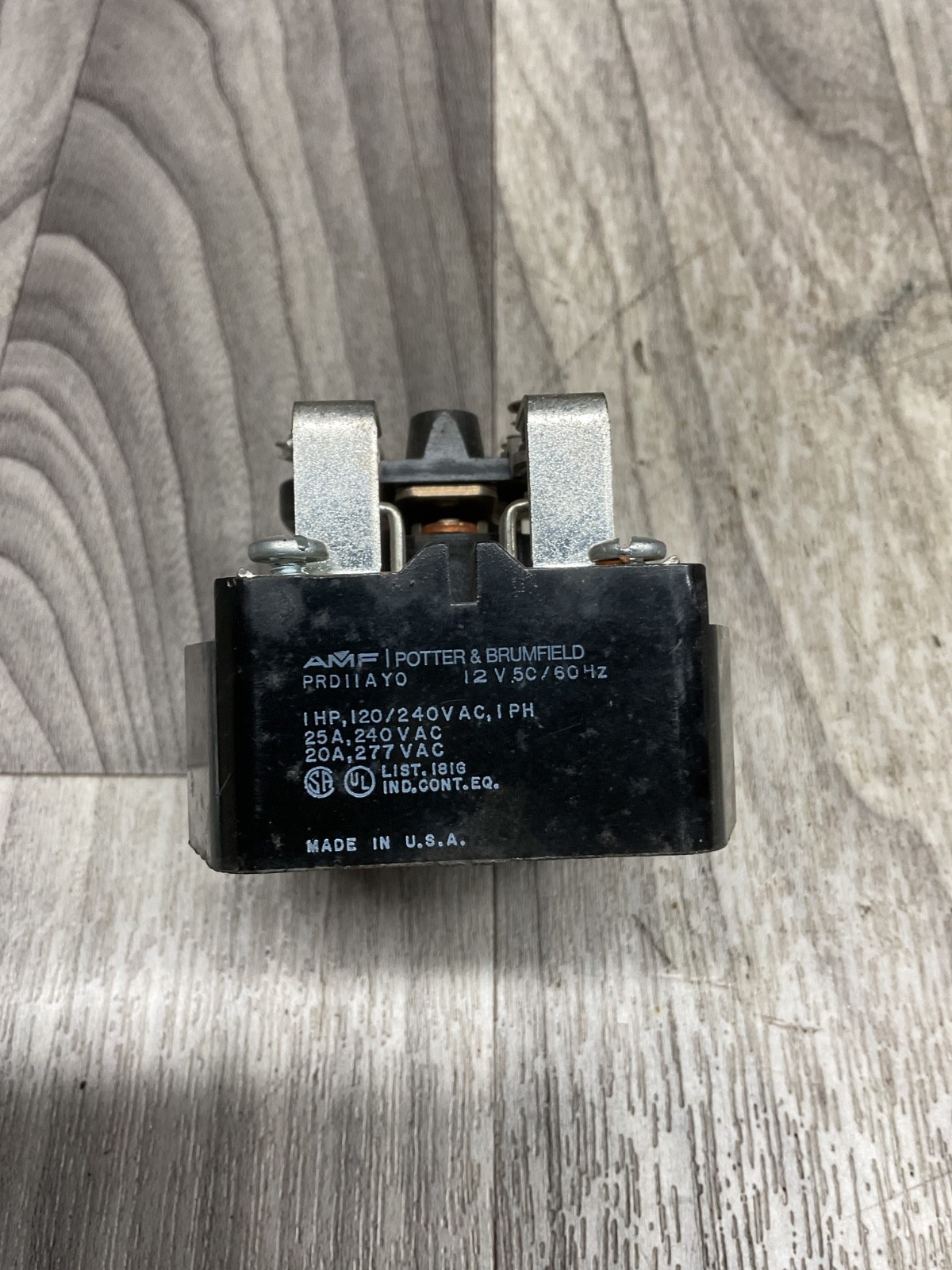 AMF POTTER BRUMFIELD, PRD11AYD, 12V, 1HP, #4036PT201SI