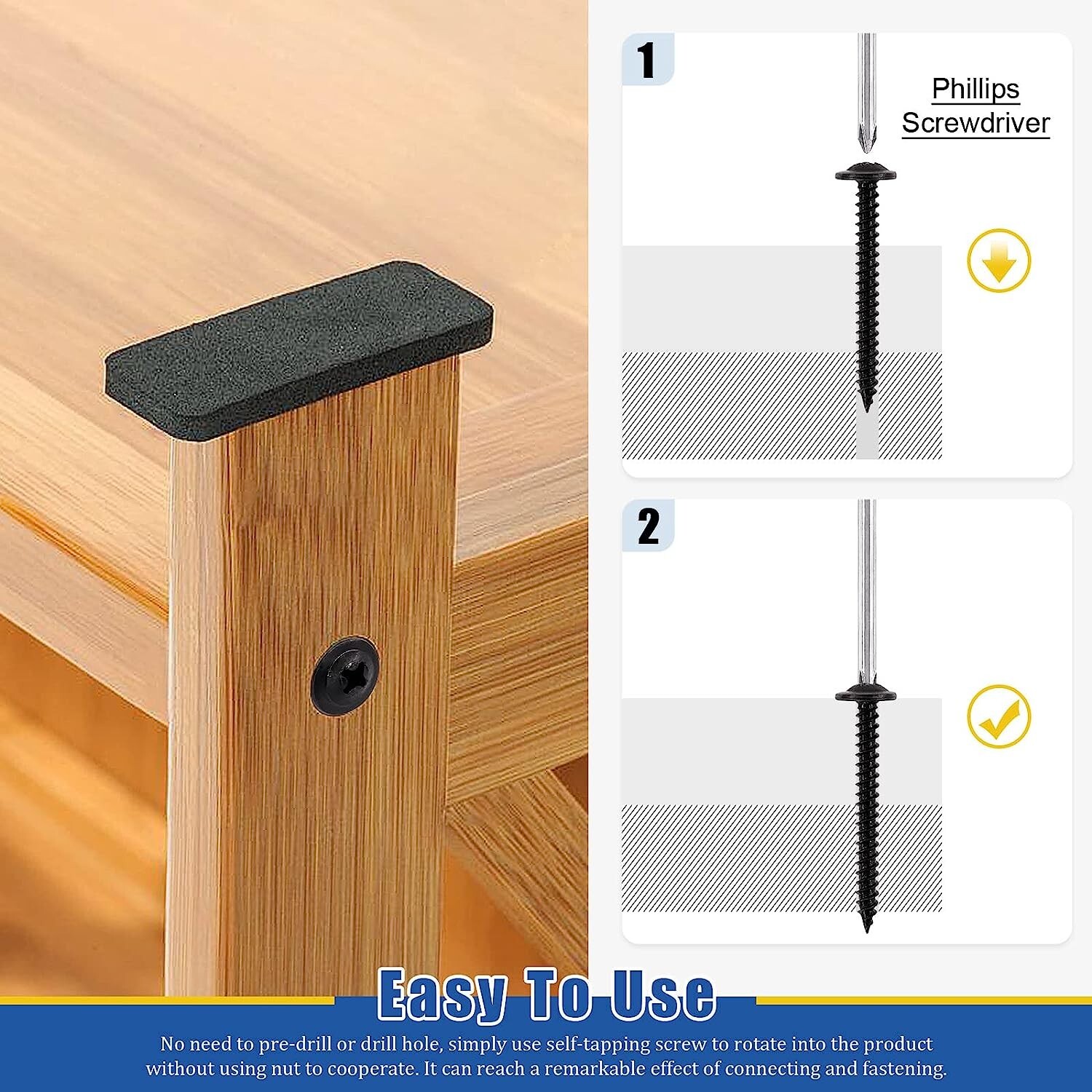 Modified Truss Head Self Drilling / Tapping Screws # 8 x 1″ K-Lath Black (1000)