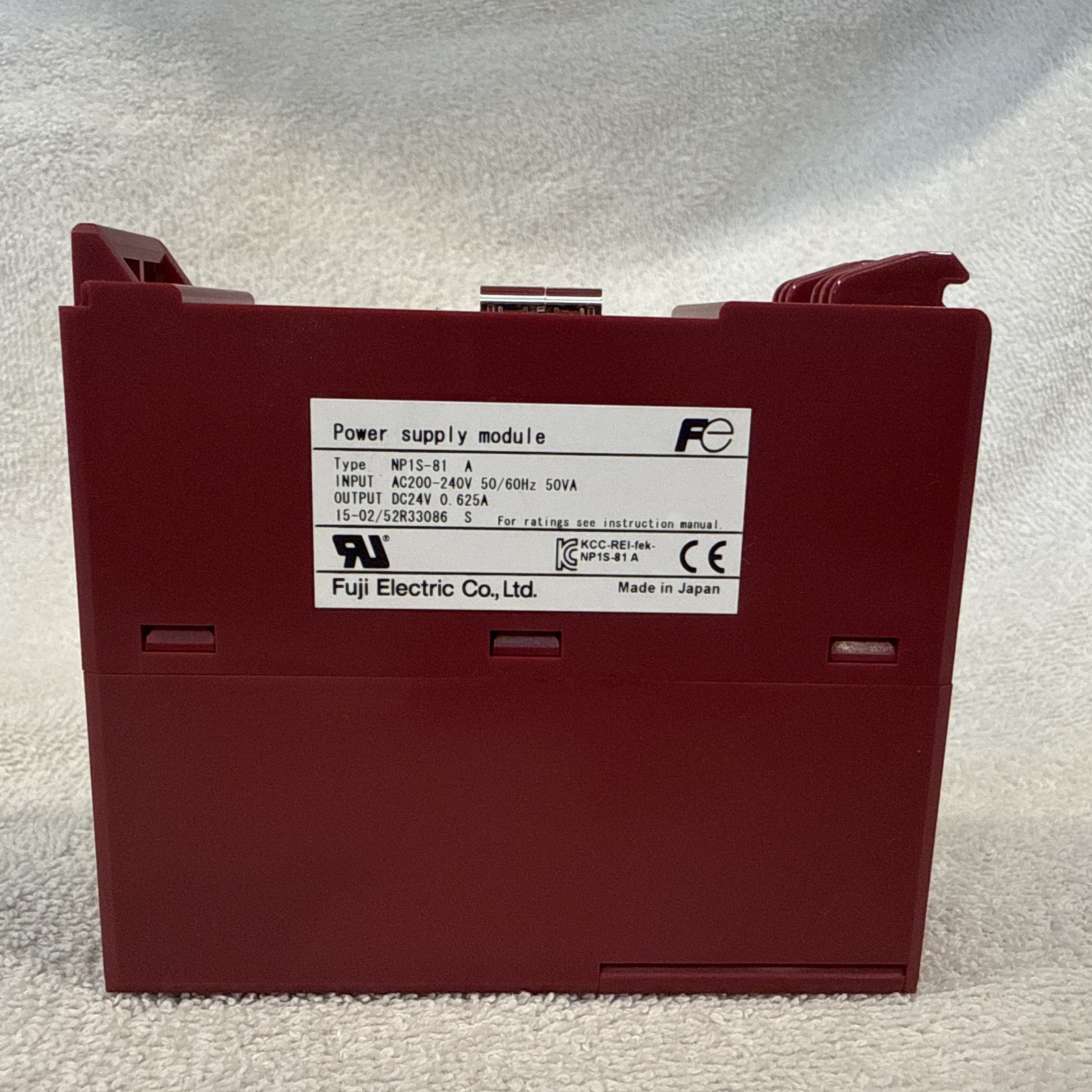 Used FUJI ELECTRIC NP1S-81 POWER SUPPLY MODULE 100/200VAC Free Shipping