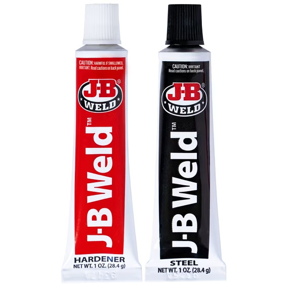 Strongest Metal Steel Aluminum Bond Adhesive Cold Weld Reinforced Epoxy Glue 2oz