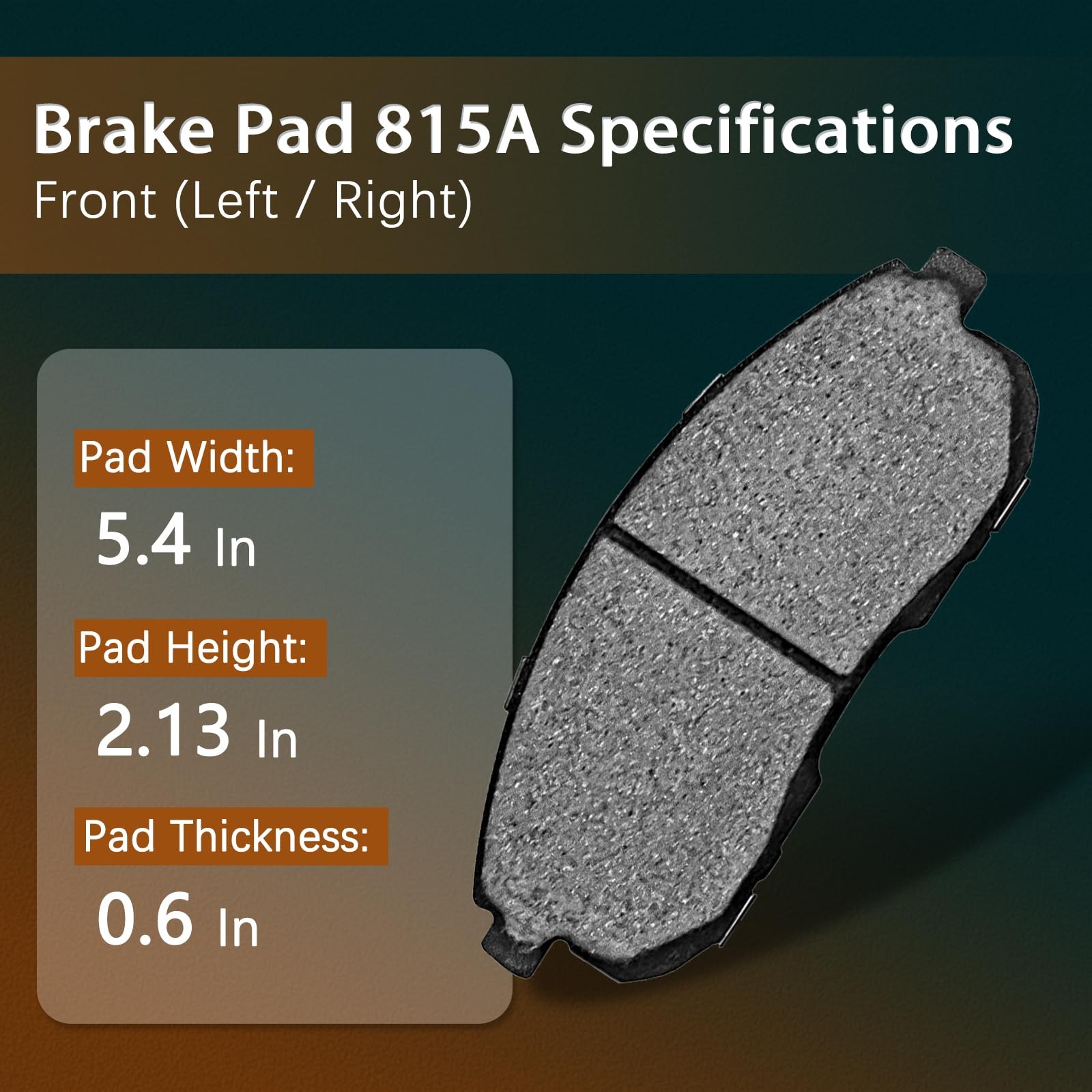 Front 11.65″ (296mm) and Rear 11.46″ (291mm) Brake Kit Compatible with 2007-2013