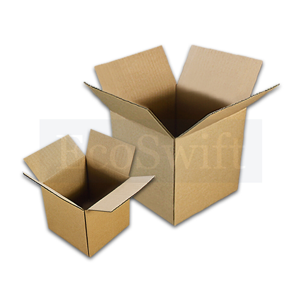 40 4x4x4 EcoSwift Cardboard Packing Moving Shipping Boxes Corrugated Box Cartons