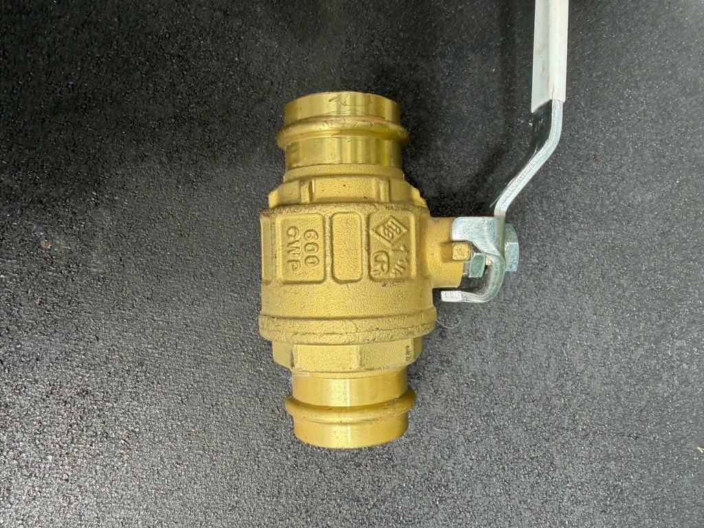 LOT {6} 1″ Ball Valves P X P; {4} 1″, {1} 3/4 {1} 1-1/4 Full Port Made in Italy