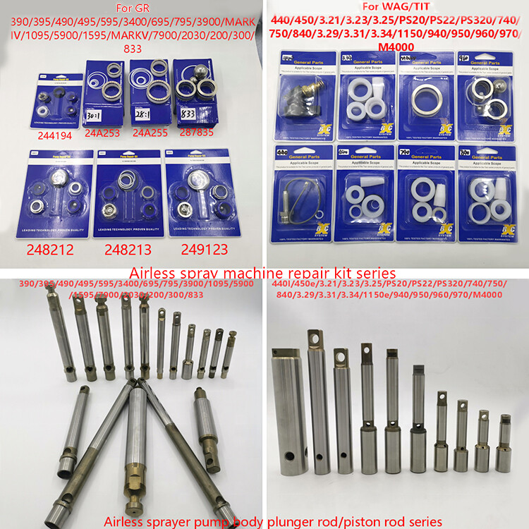 63:1 Factory direct sale Korea Pneumatic Airless Spray Pump Cylinder Liner