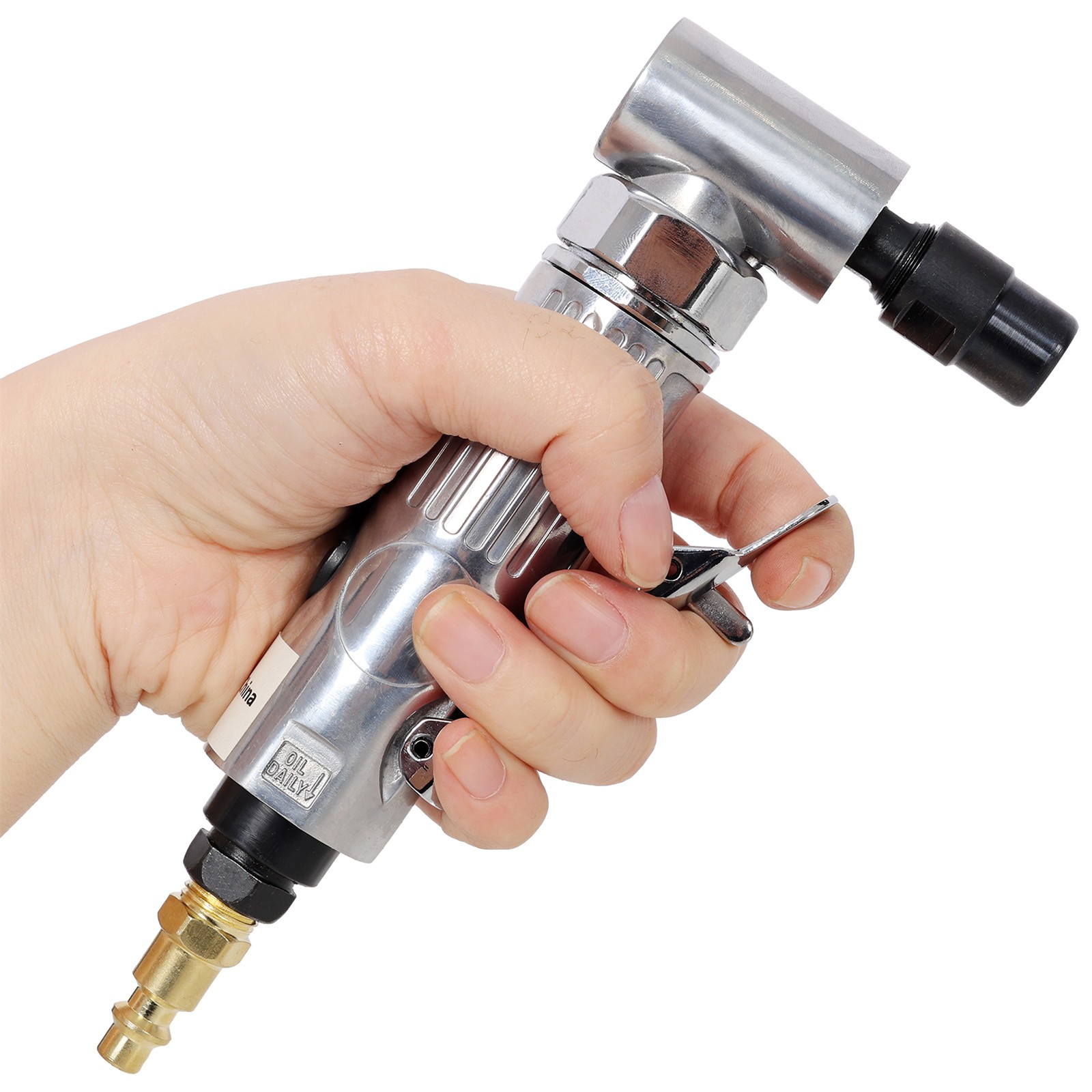 1/4″ Air Angle Die Grinder Right Angle Die Pneumatic Polisher for Grinding