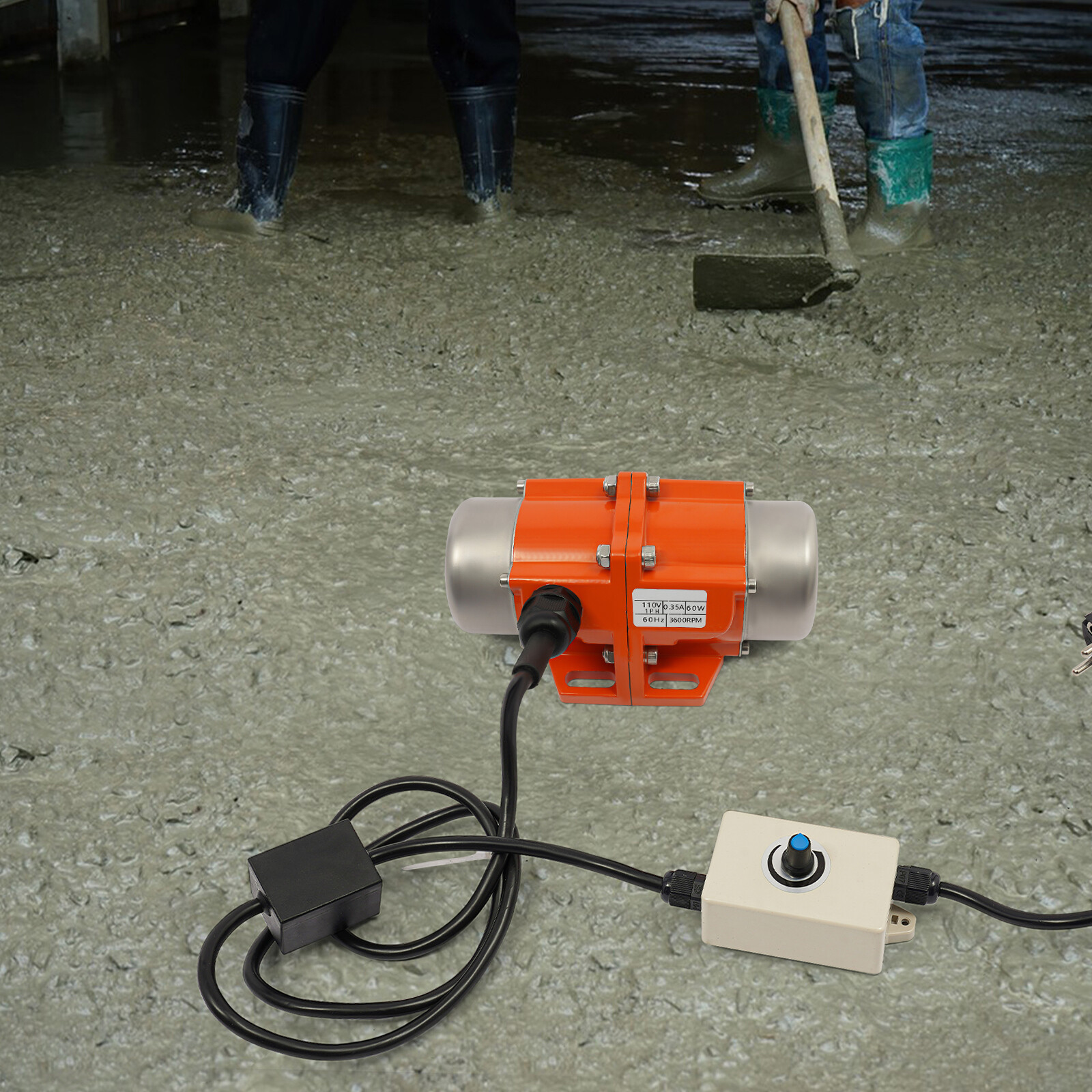 60W Vibrating Motor with Speed Controller 1 Phase Asynchronous Vibrating Motor