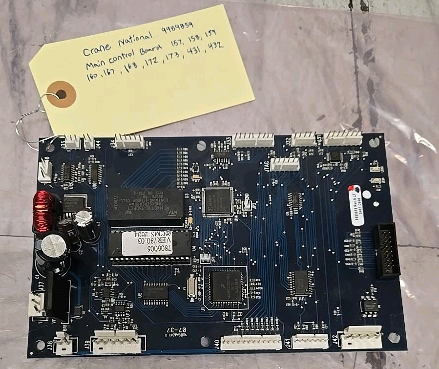 Crane 9989859 Main Control Board 157, 158,159160،167, 168, 172,173, 431, 432