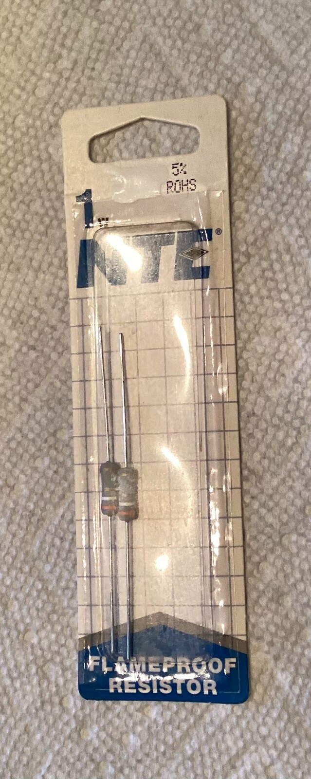 NTE 1 Watt 2% Metal Film Resistor 2 Per Package & 4 Per Package YOU CHOOSE