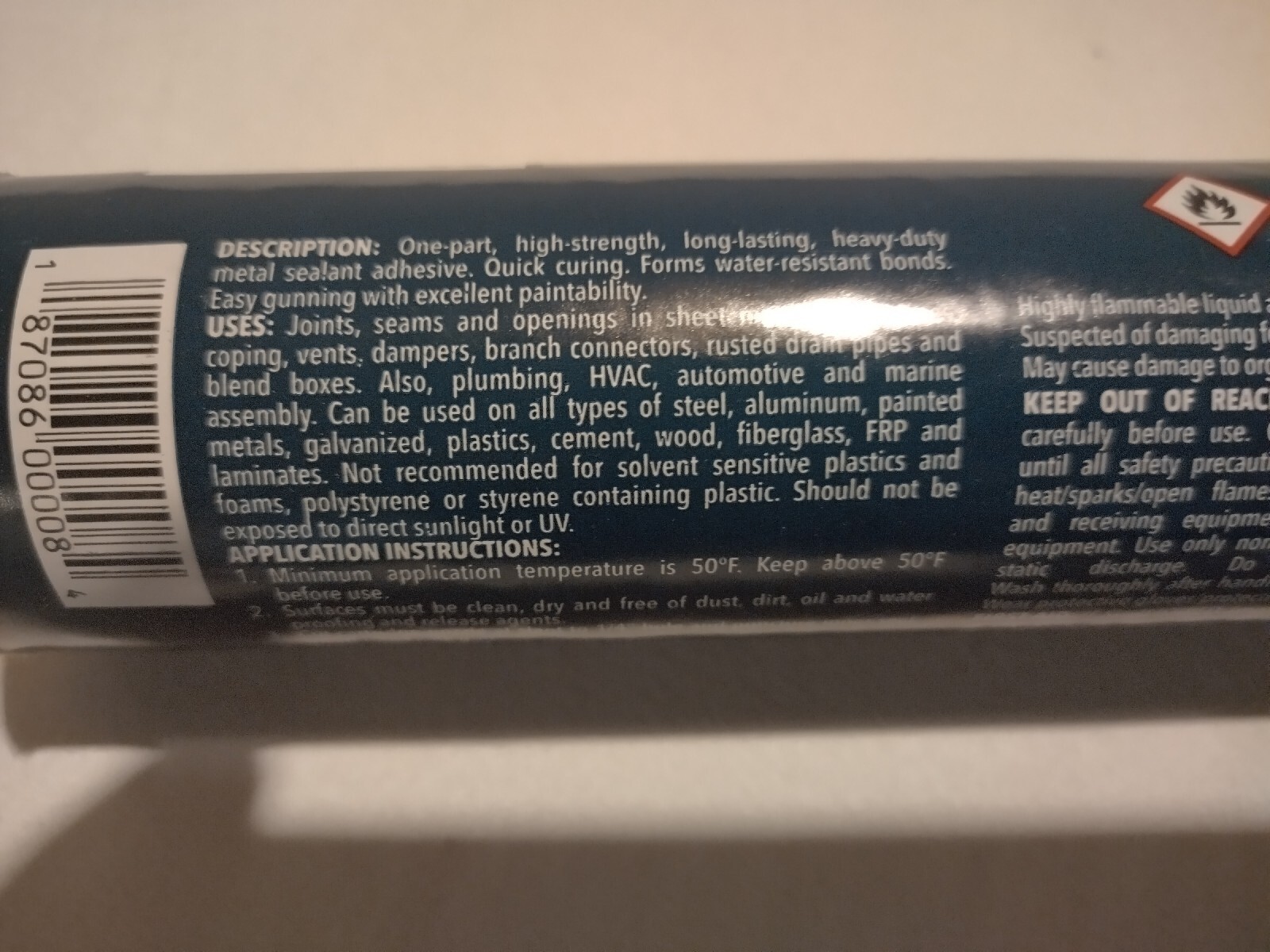 Metalbond, Panelbond 10.3 Oz, Cartridge, Aluminum Gray