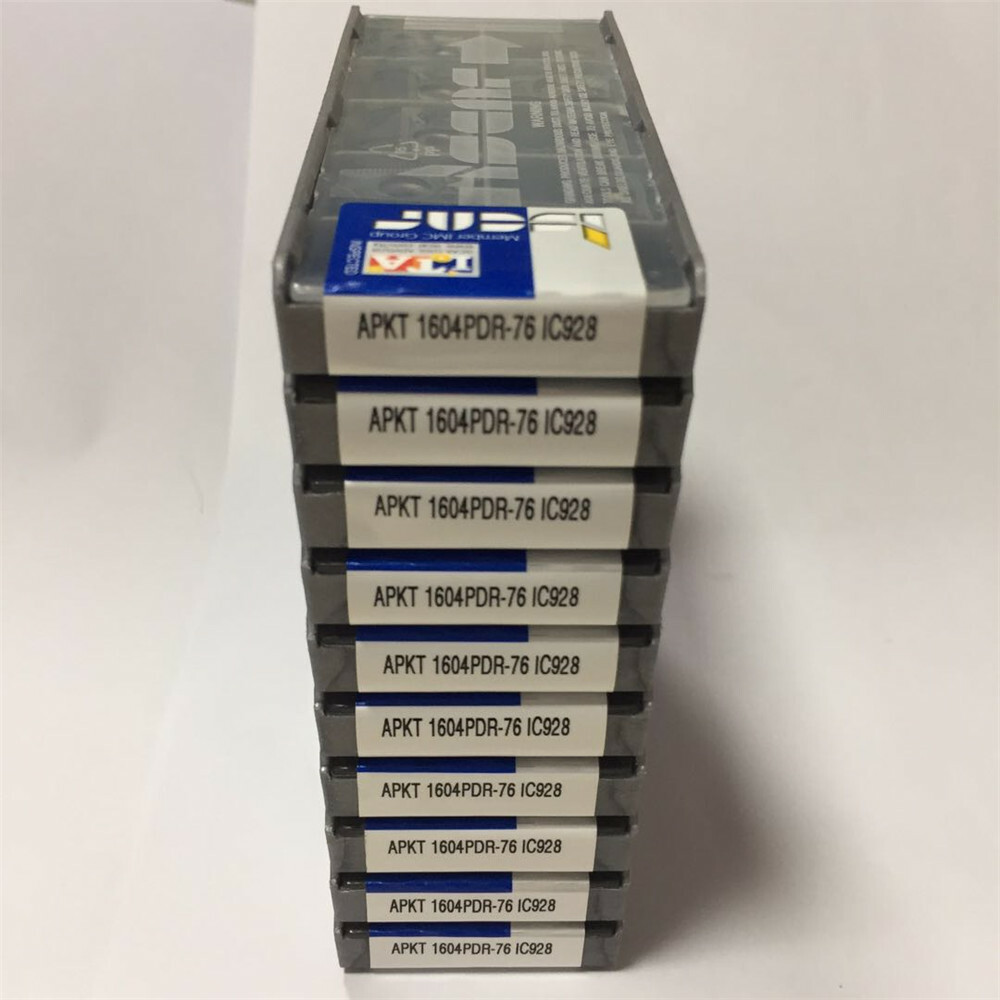 10boxes ISCAR APKT1604PDR-76 IC928 carbide inserts