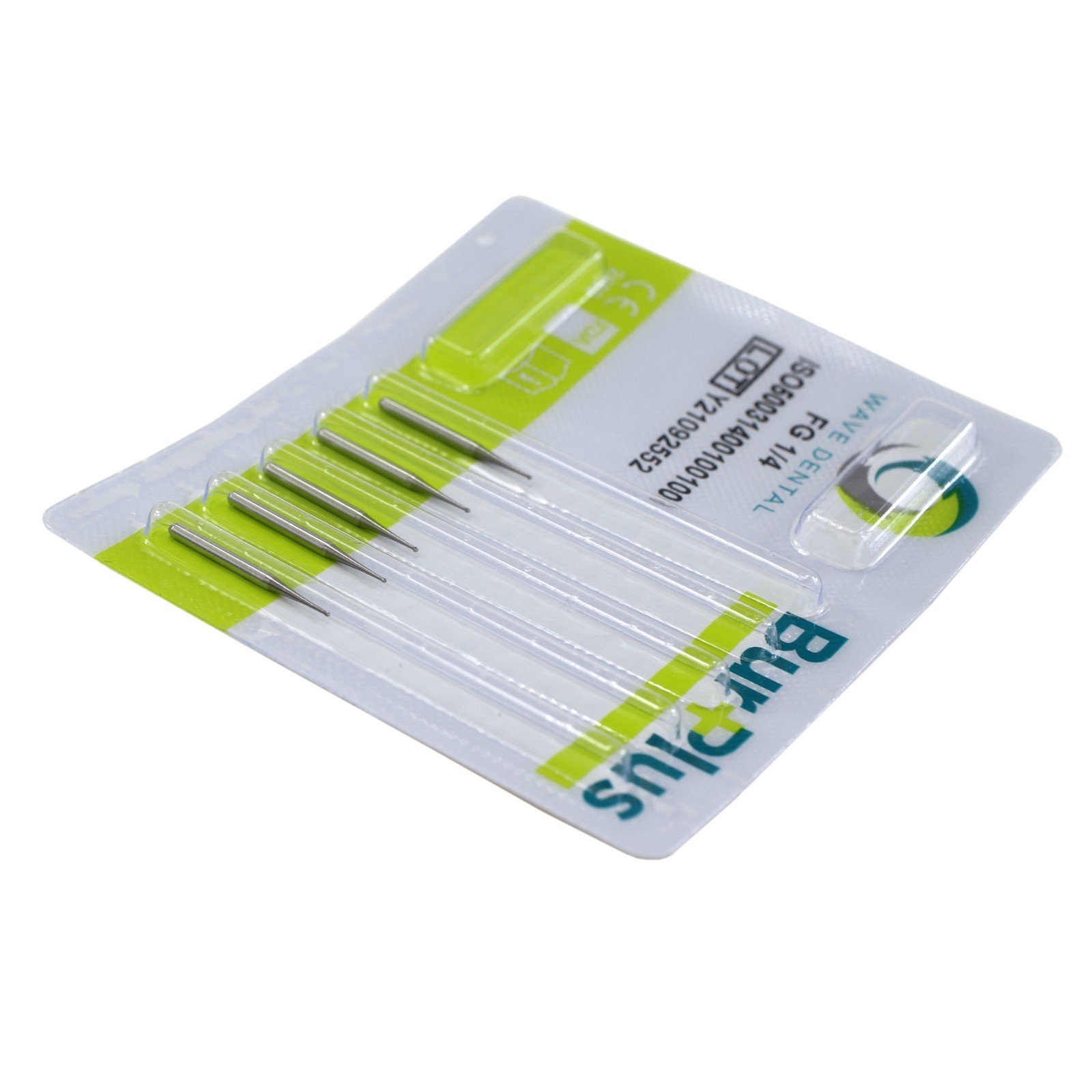 Wave Dental Round Burs FG 1/4 Carbide Burs High Speed Friction Crip Midwest 19mm