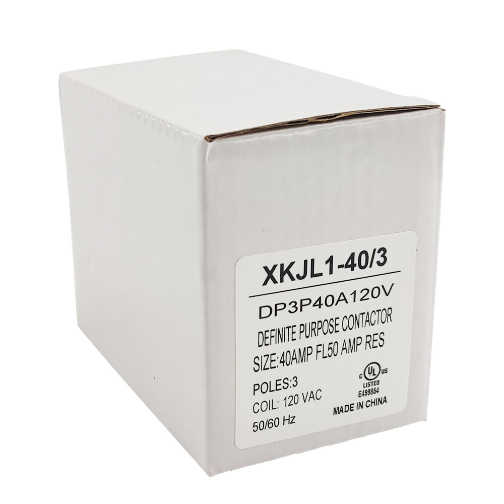 NEW Definite Purpose Contactor 120V coil 3P 3 POLE 40A 120V AC COIL DP3P40A120V