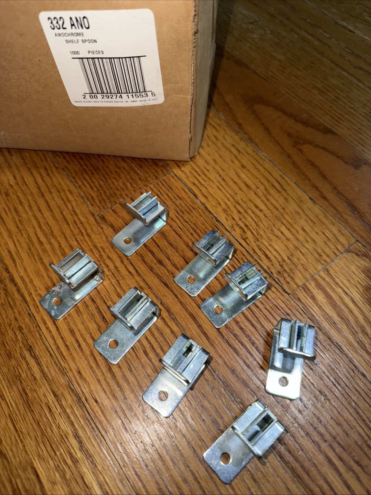Metal Hanging File Rail Clip (8 Pack) – Folder Clips chrome