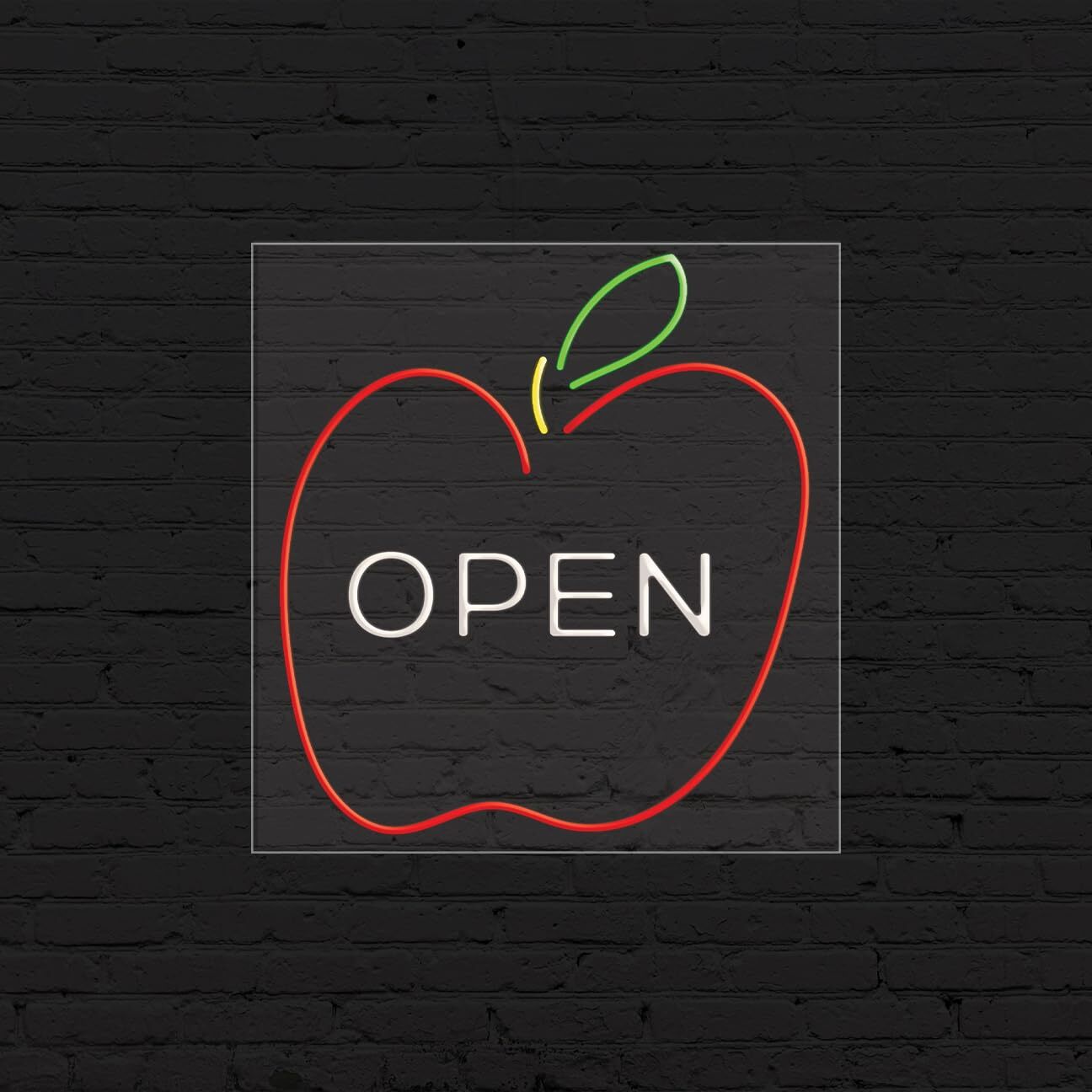 Open Sign for Business Displays | LED Flex Neon | 24″W x 31″H x 1″D