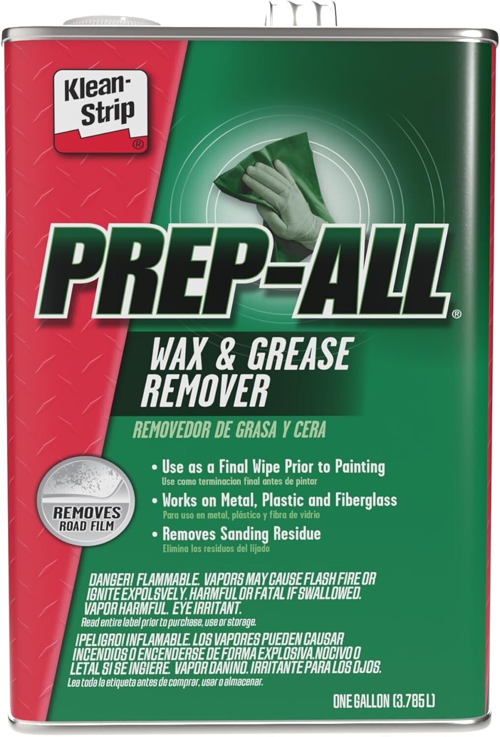 New Klean-Strip GSW362, Prep-All Wax and Grease Gallon, Free Shipping