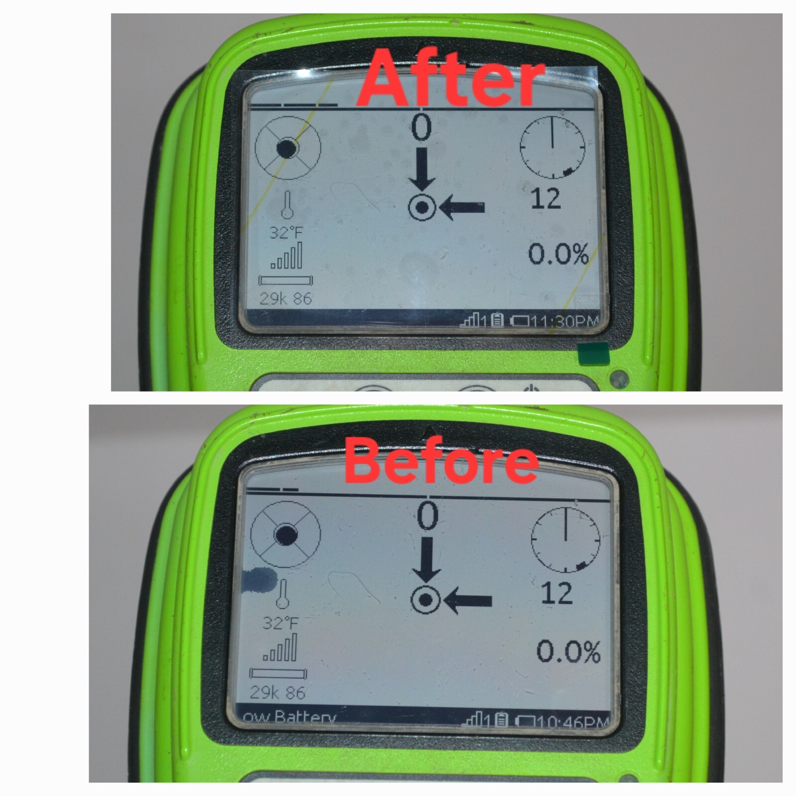 SUBSITE DITCH WITCH RECON TK TKQ 1 2 3 4 LCD REPAIR SERVICE w/ 1 YR WARRANTY