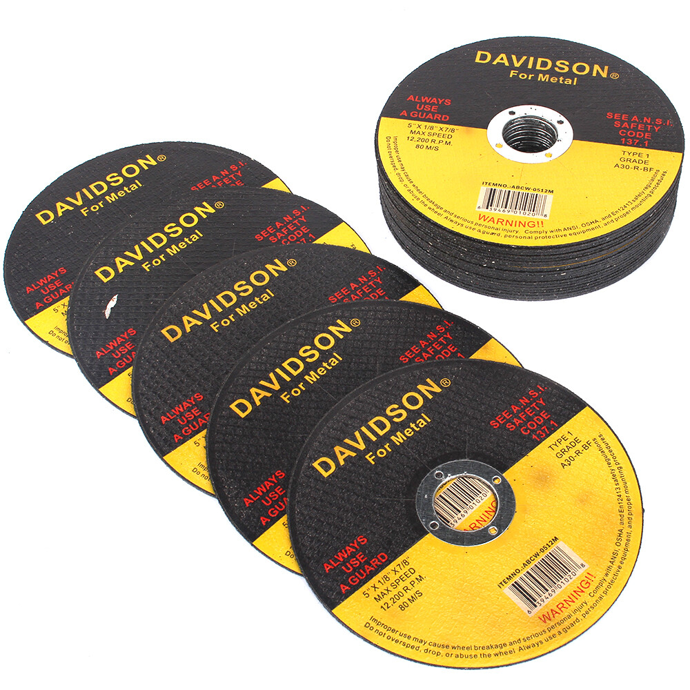 10Pcs 125mm 5″ Resin Cutting Disc Wheel Abrasive Rotary Tools For Metal Steel