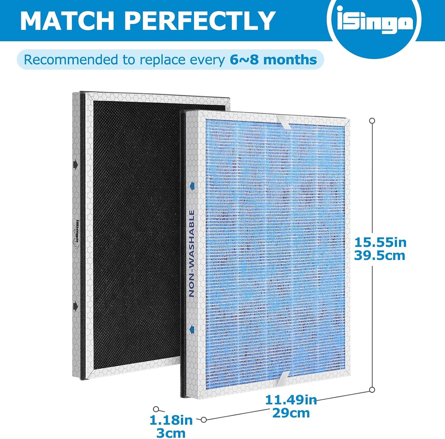 MSA3 Replacement Filter Compatible W/ Membrane Solutions MSA3/MSA3S Air