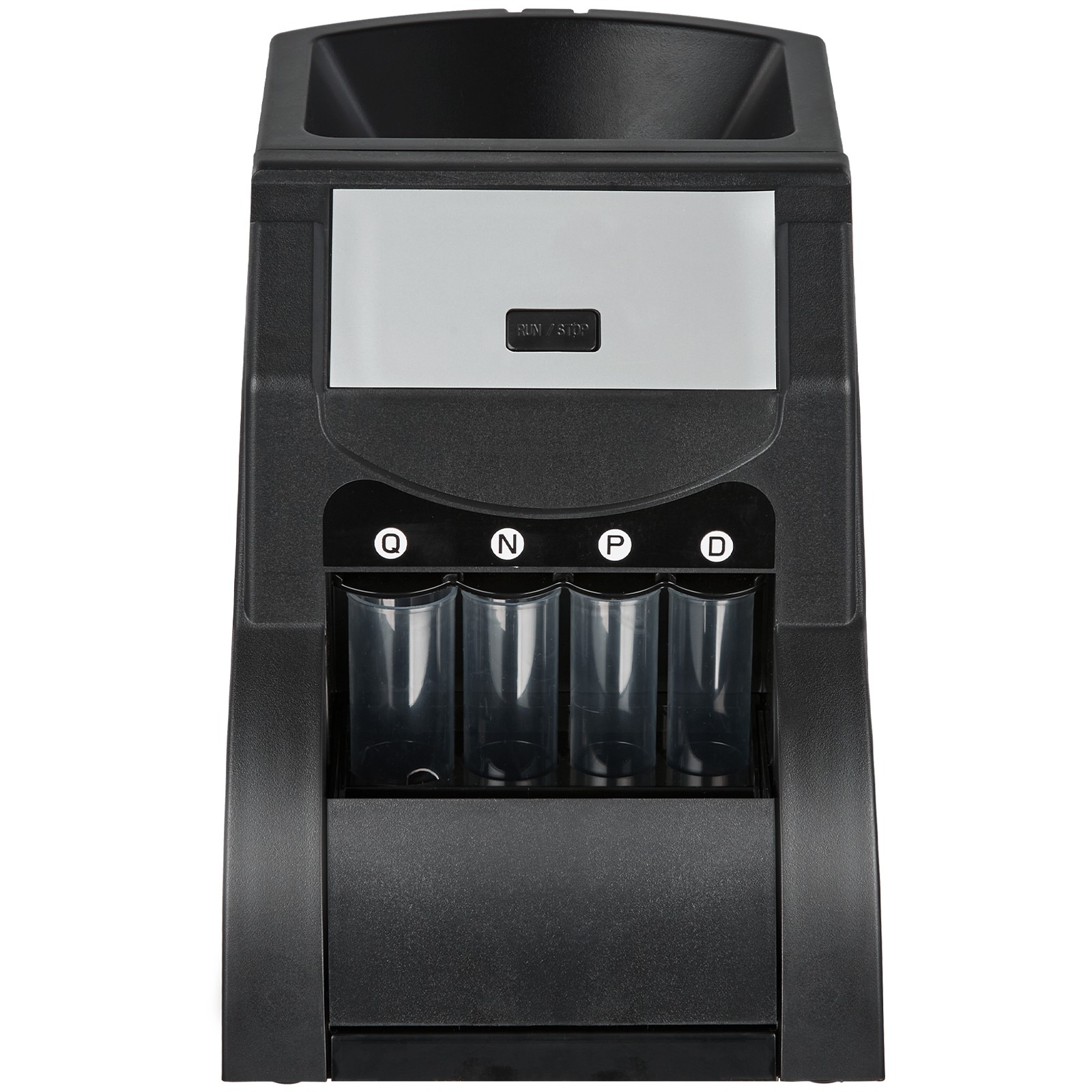 VEVOR USD Coin Sorter Coin Counter Wrapper and Roller 230 Coins/min 4 Coin Tubes