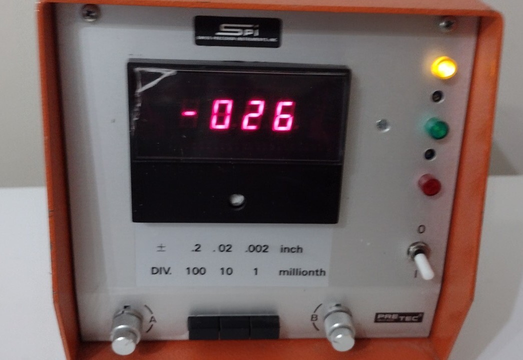 SPI PreTec 1070.10 Digital Micrometer/Comparator 84481. ± .002″ DIV up to 1Mth