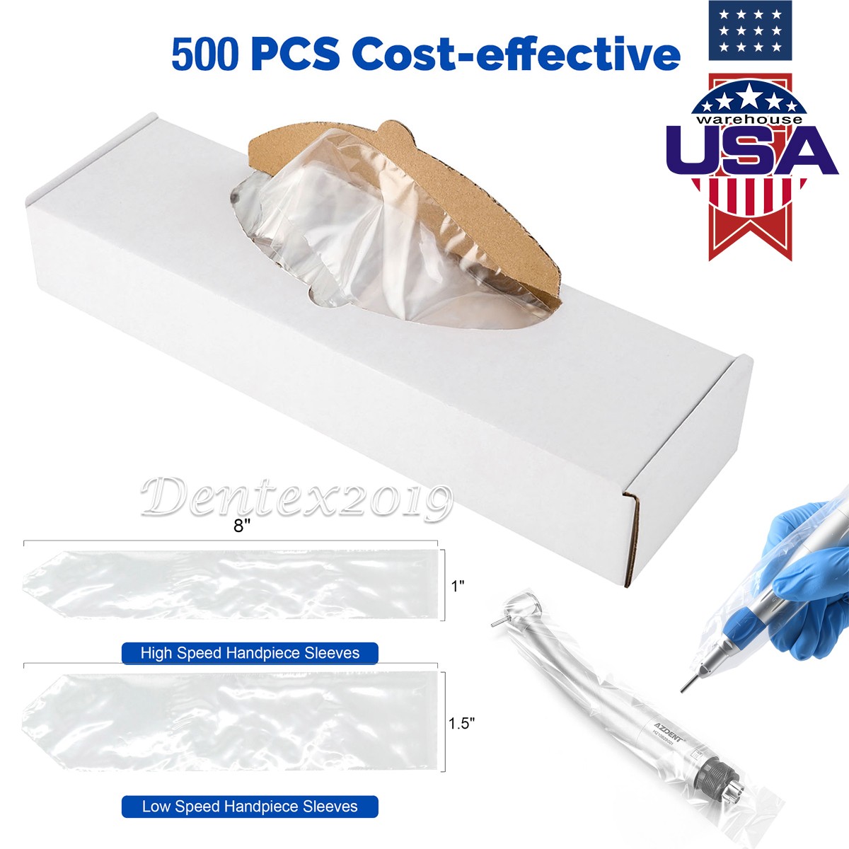 Disposable Dental Handpiece Covers Low Hight Speed Sleeves Plastic Protective