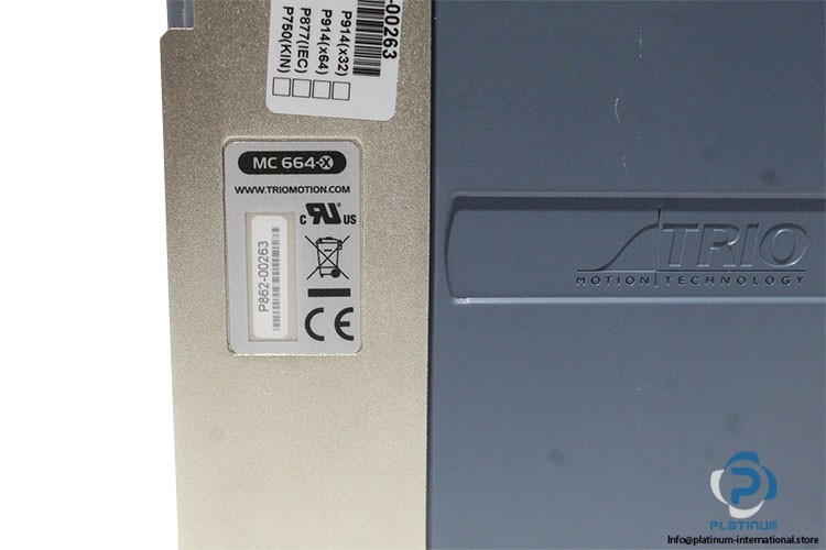 TRIO MC 664-X P862-00263 MOTION CONTROLLER_P862-00263_ARM A9 Quad Core