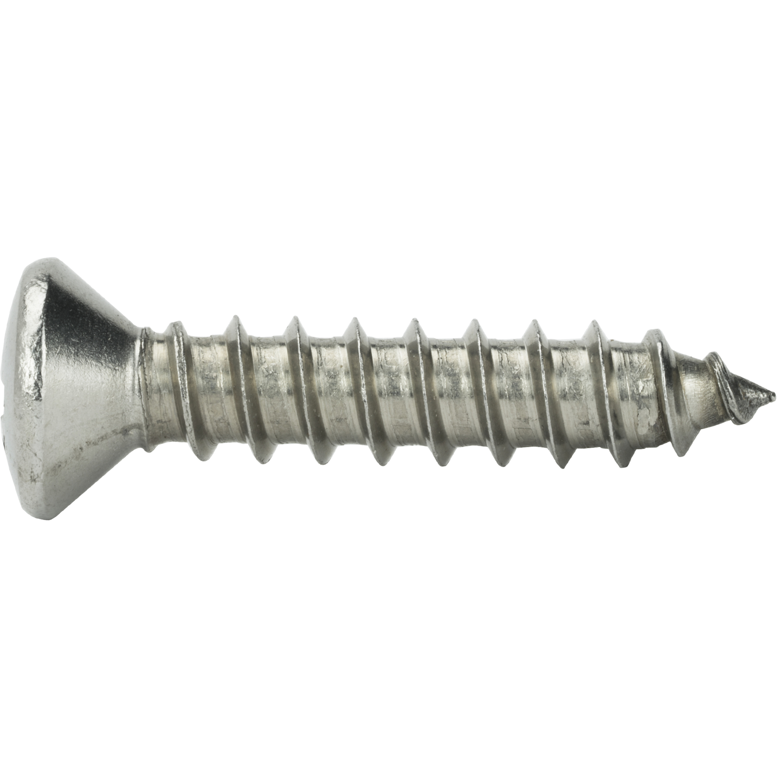 #8 x 3/4″ Self Tapping Sheet Metal Screws Oval Head Stainless Steel Qty 2500