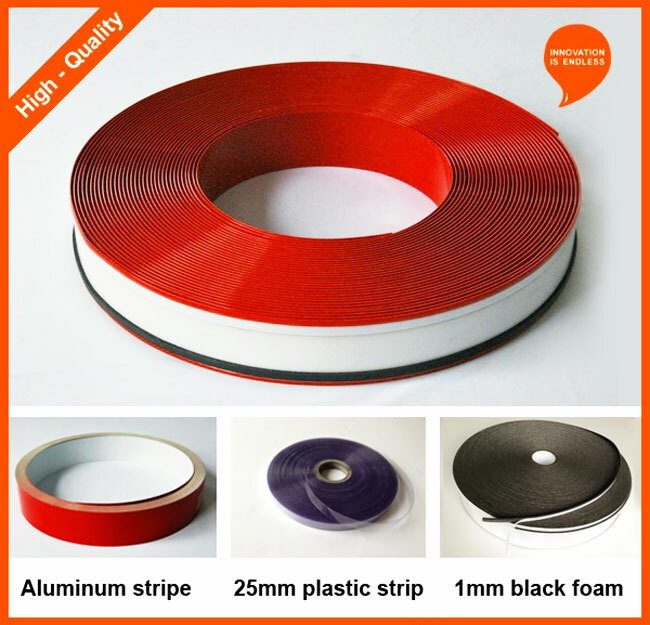 4.3 in x 164ft White Color Aluminum Trim Cap Channelume Channels Signs Strip
