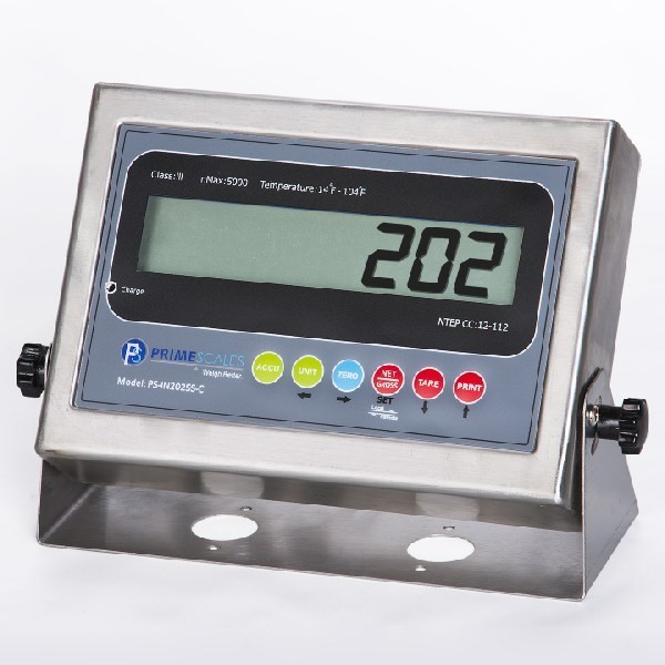 Prime Scales PS-IN202SS-C Stainless Steel Indicator | NTEP Legal For Trade