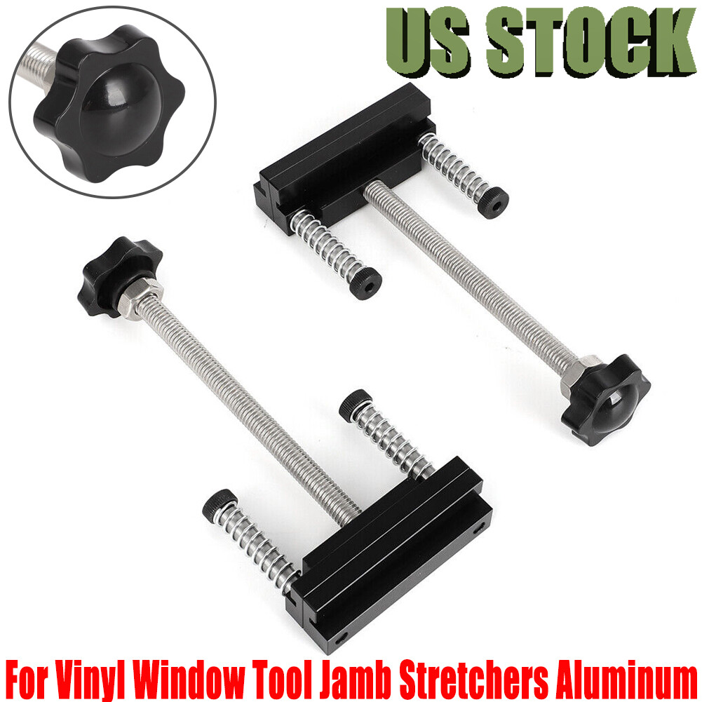 2 x High-Quality For Vinyl Window Jamb Stretchers Durable 6061-T6 Aluminum US