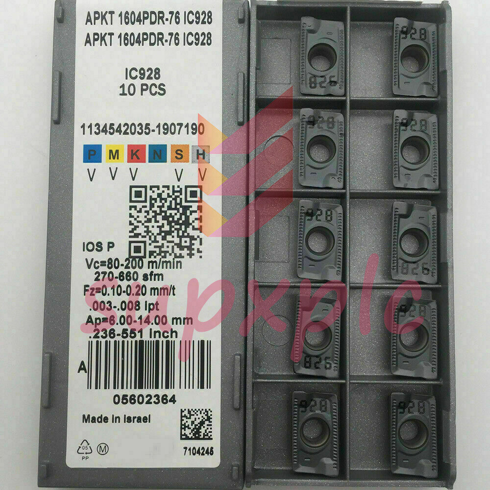 New Reorder 50PCS/Box ISCAR APKT1604PDR-76 IC928Carbide Inserts CNC