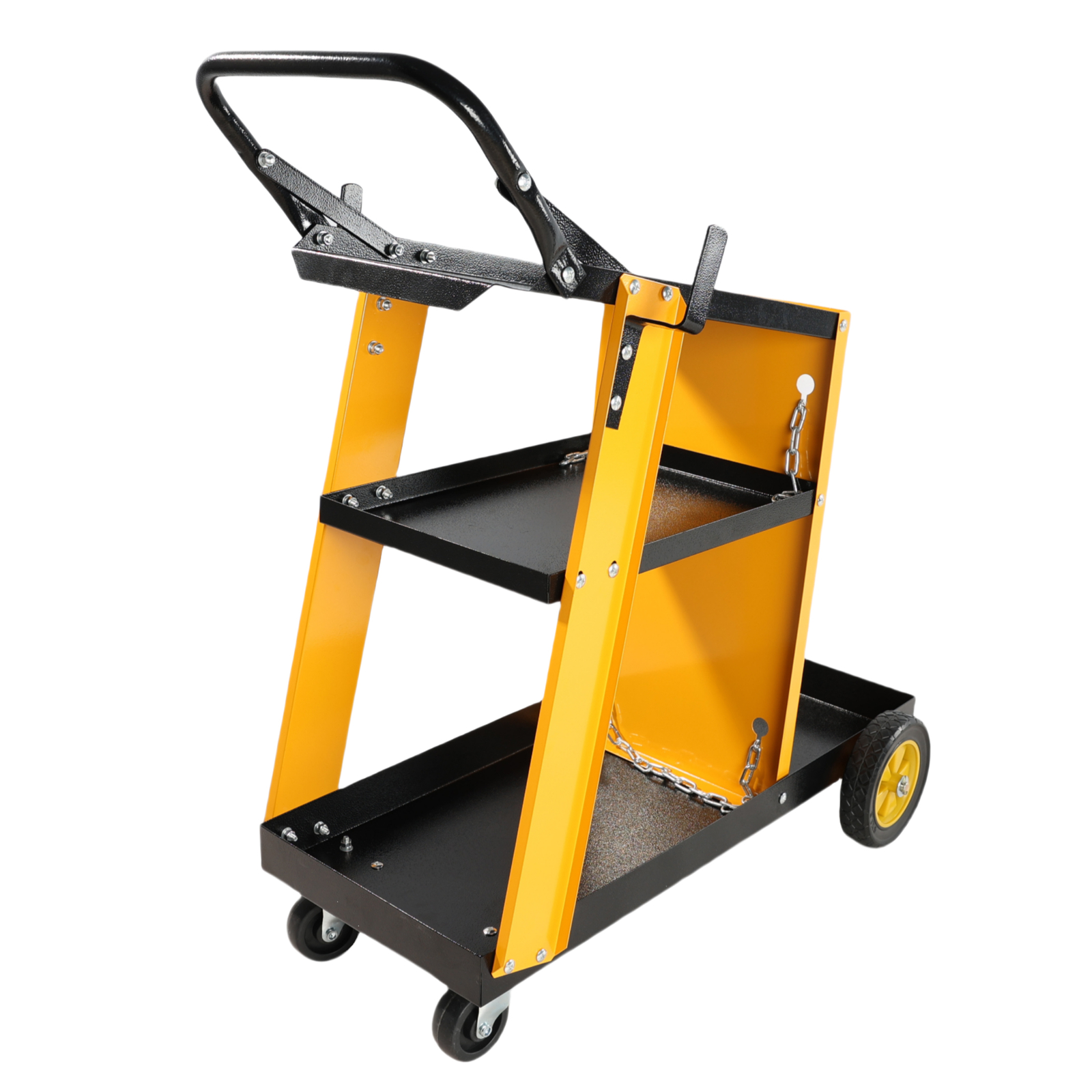 Welding Cart 3 Tiers 200 LBS Welder Welding Cart with 360° Swivel Wheels New